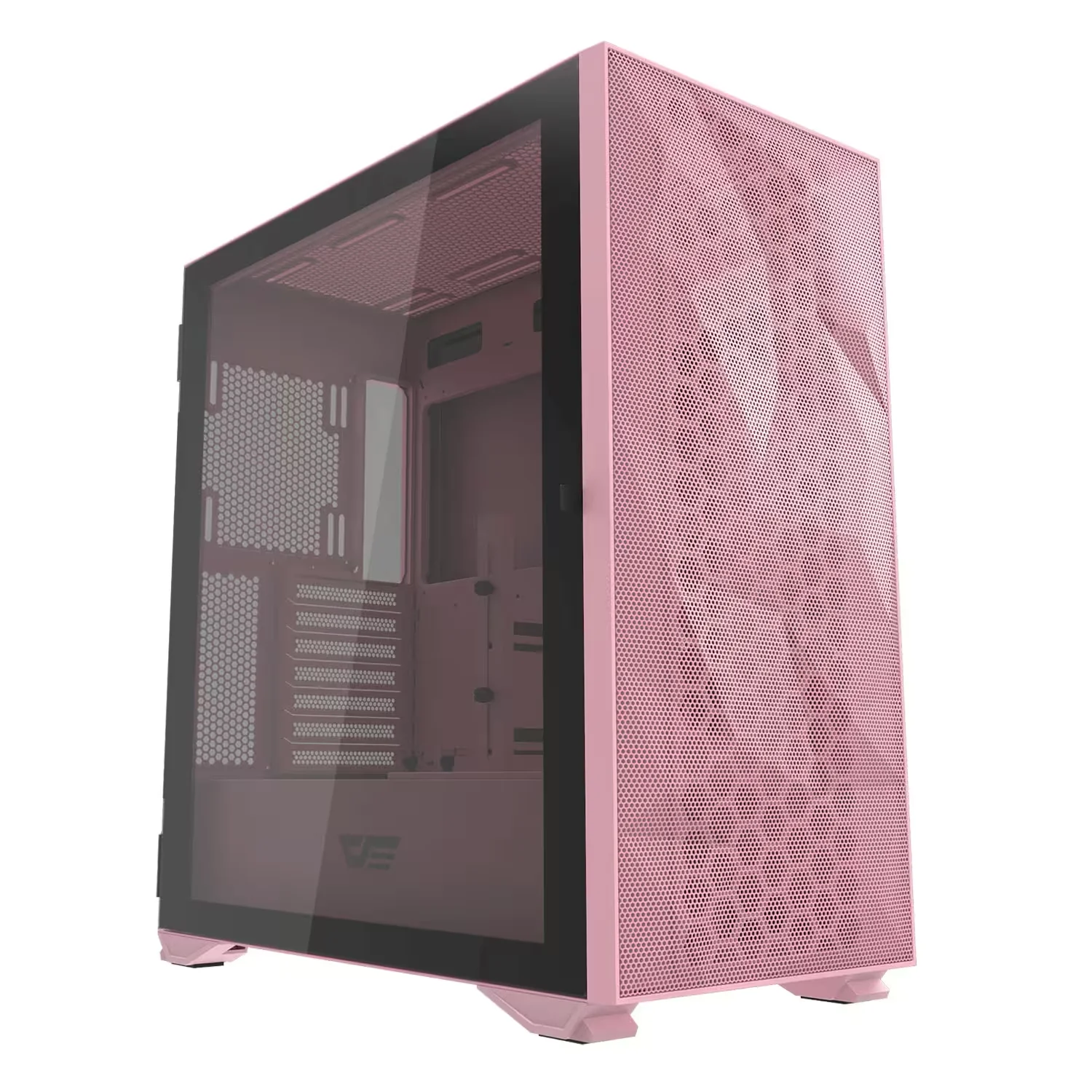 Gabinete Gamer Aigo darkFlash DLX21 Mesh Mid Tower - Rosa