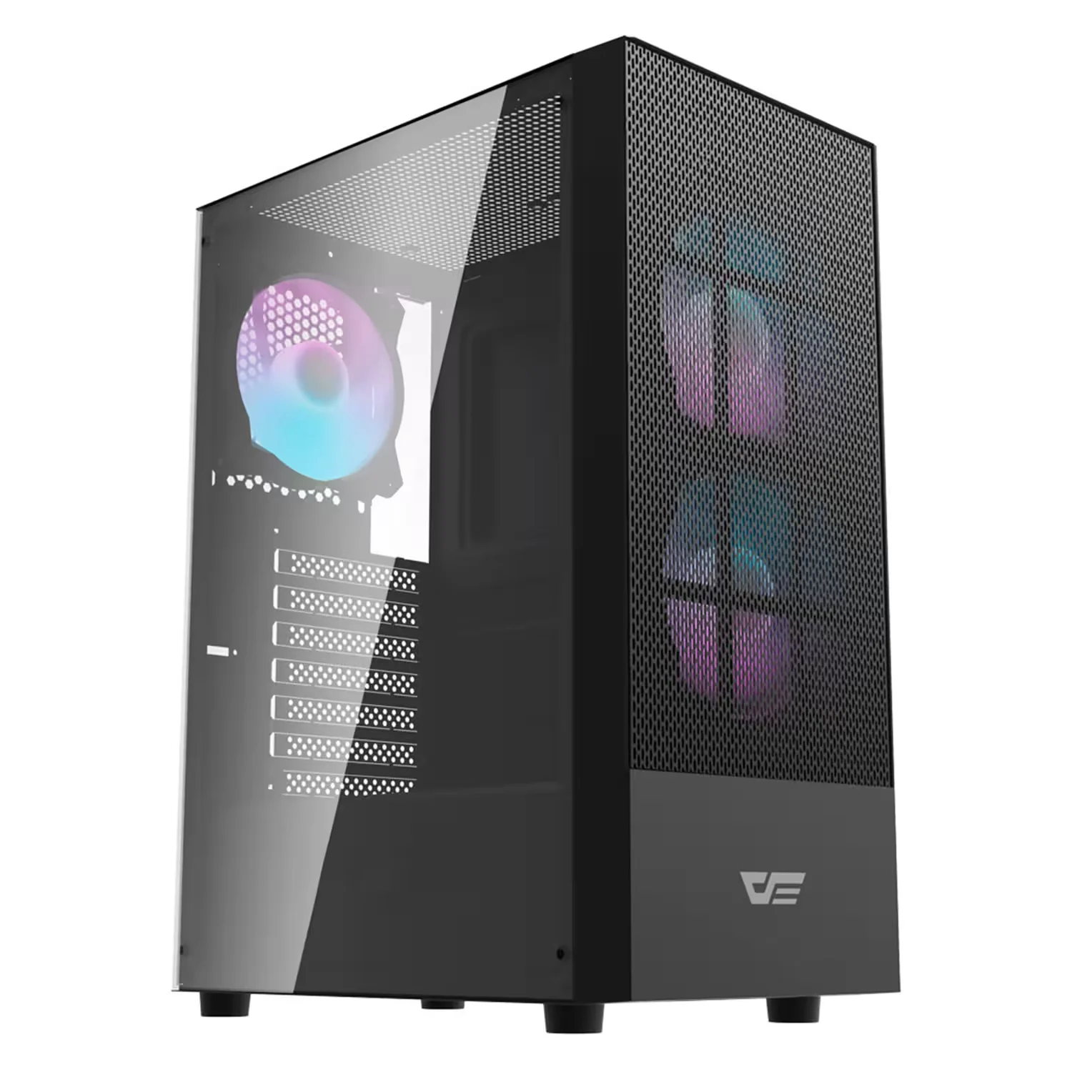 Gabinete Gamer Darkflash A290 3 Fans ARGB - Preto