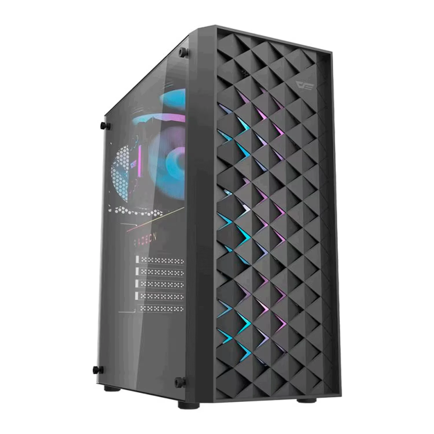 Gabinete Gamer Darkflash DK351 3 Fan ARGB - Preto