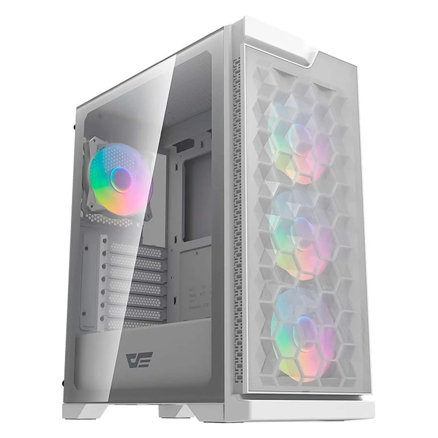 Gabinete Gamer Darkflash DK361 4 Fans ARGB - Branco