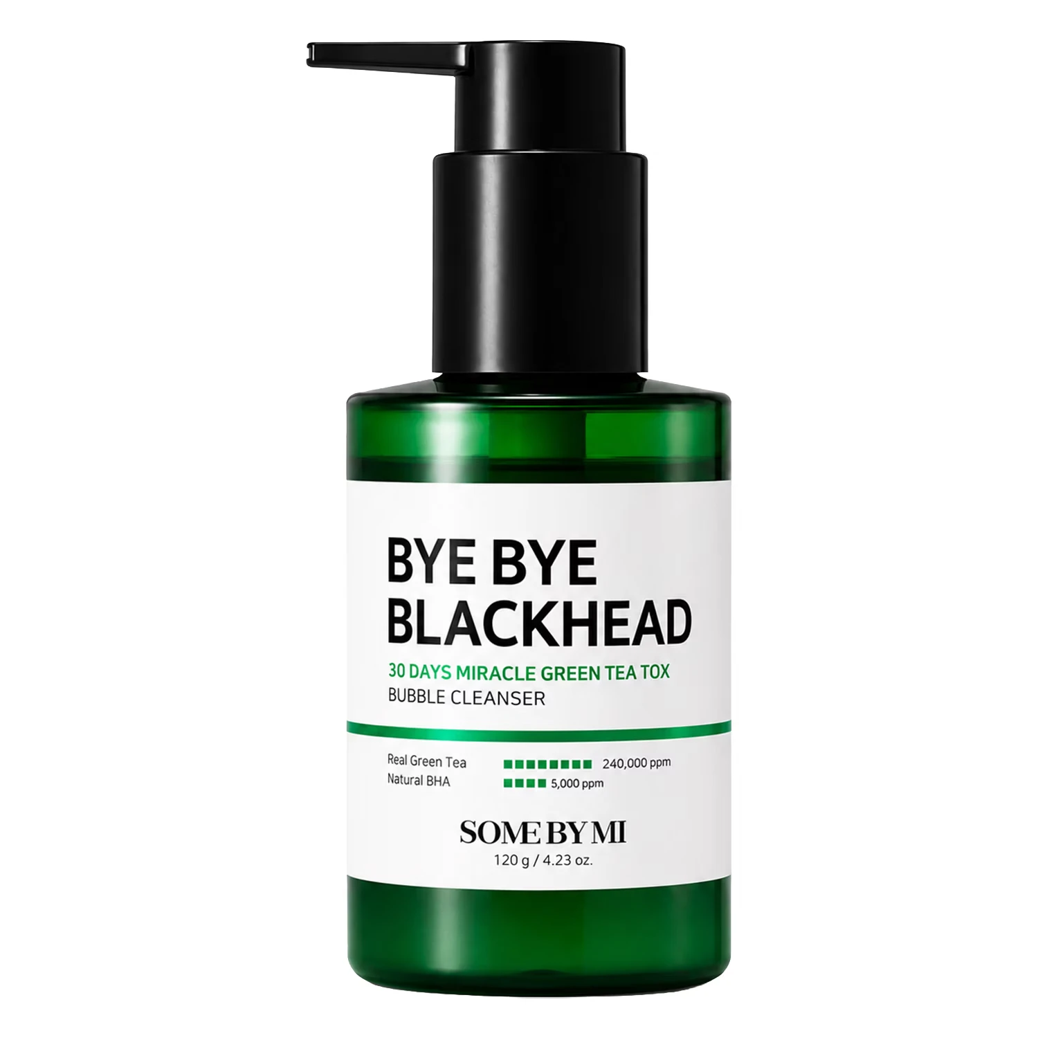Gel de Limpeza Facial Some By Mi Bye Bye Blackhead 30 Days Miracle Green Tea Tox 120g