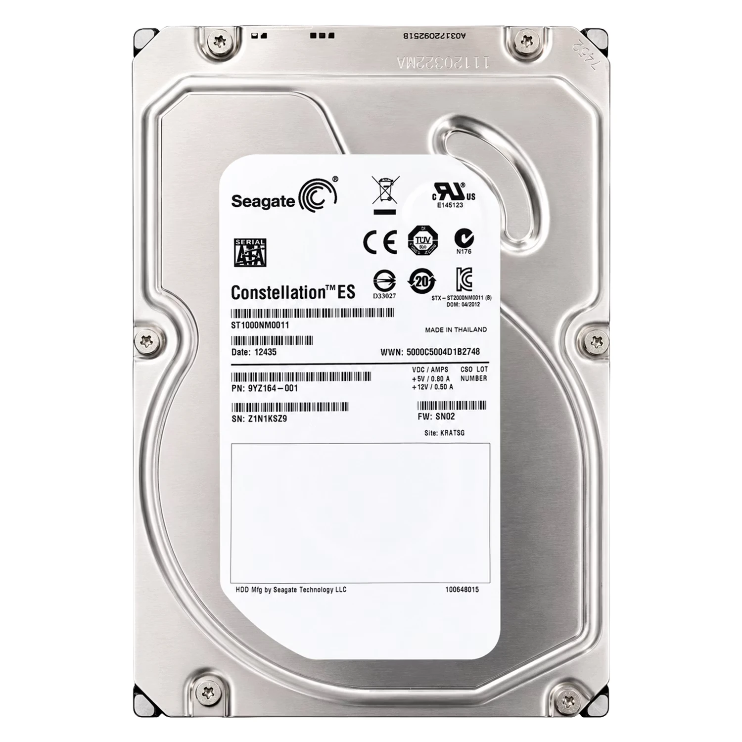 HD Seagate Constellation ES Pull 1TB 3.5" SATA 3 7200RPM - ST1000NM0011