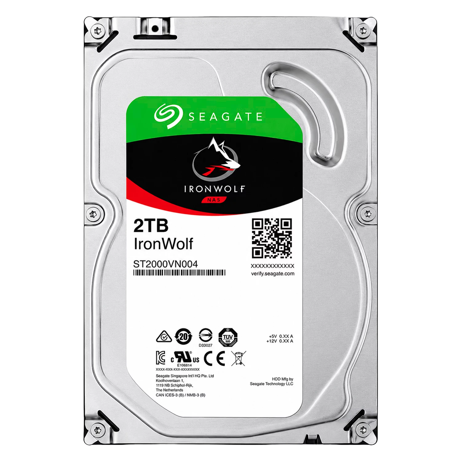HD Seagate IronWolf Pull 2TB 3.5" SATA 3 5900RPM - ST2000VN004