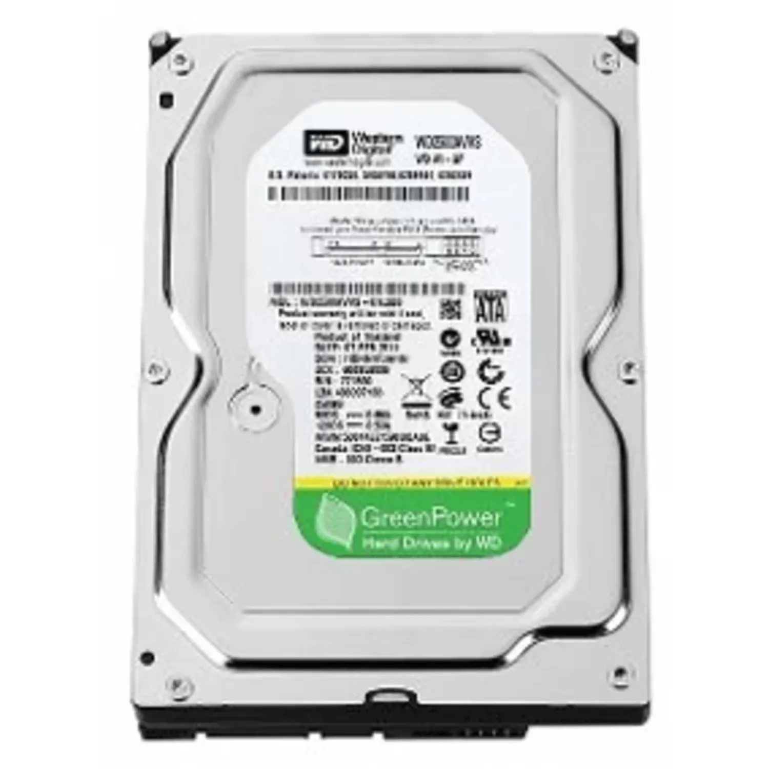 HD Western Digital WD Green Pull 500GB 3.5" SATA 2 7200RPM - WD5000AVCS