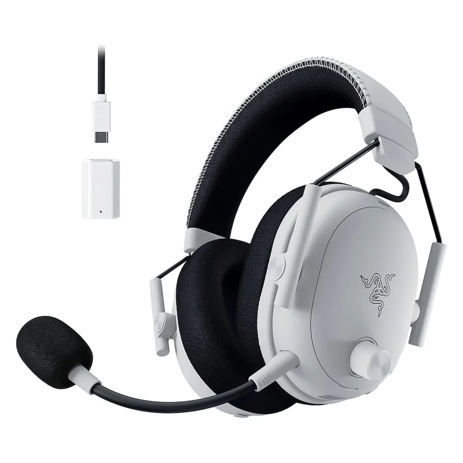 Headset Gamer Razer BlackShark V3 Pro Nasa RZ04-05400200-R3U1 Wireless - Branco
