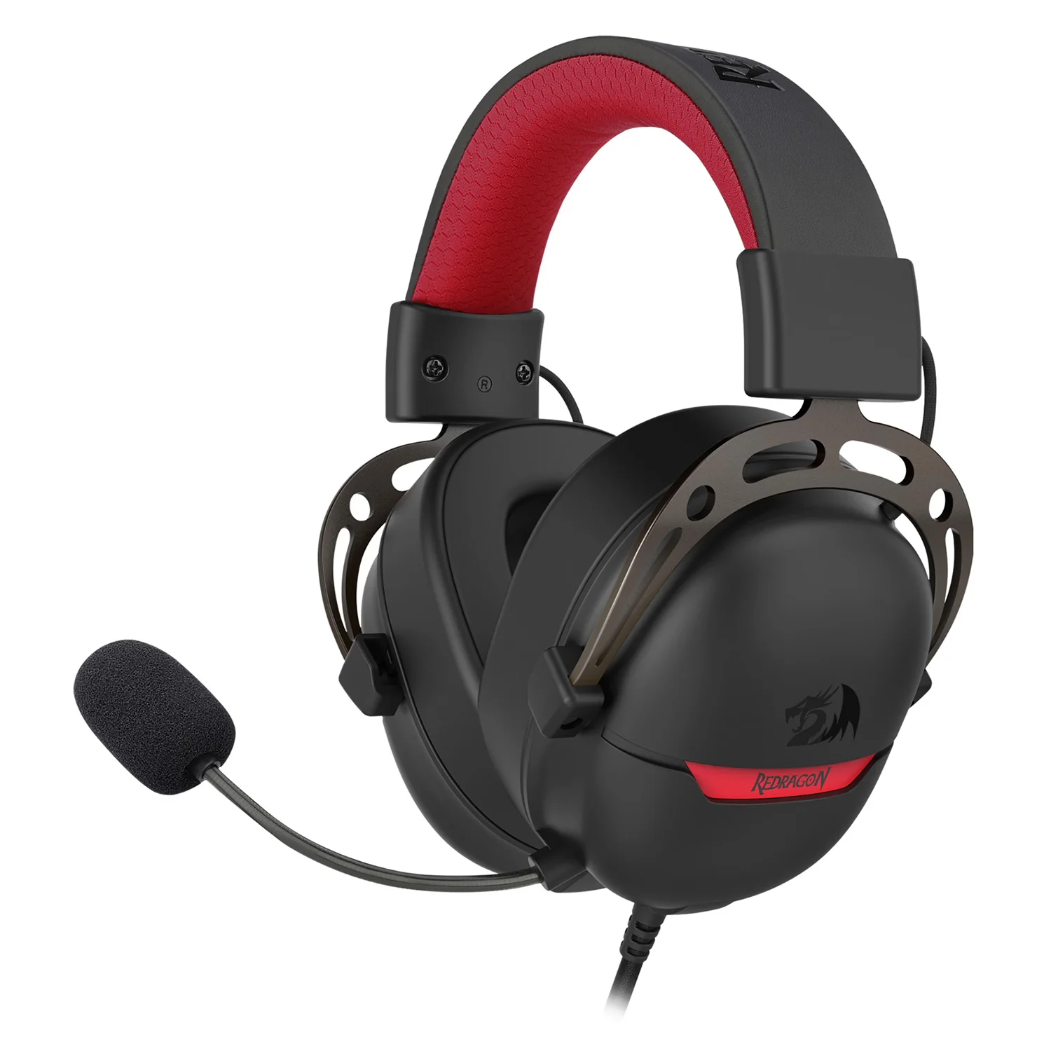 Headset Gamer Redragon Aurora H3376BR USB - Preto
