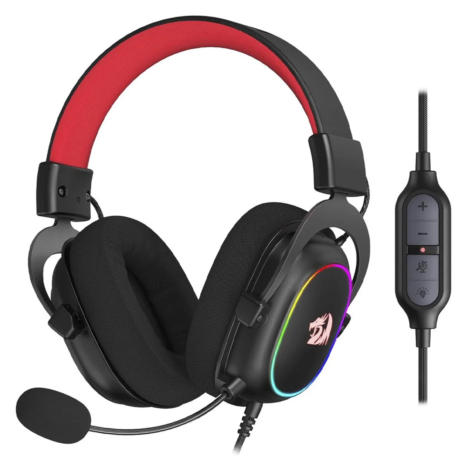 Headset Gamer Redragon Zeus X H510-RGB USB - Preto (Caixa Danificada)
