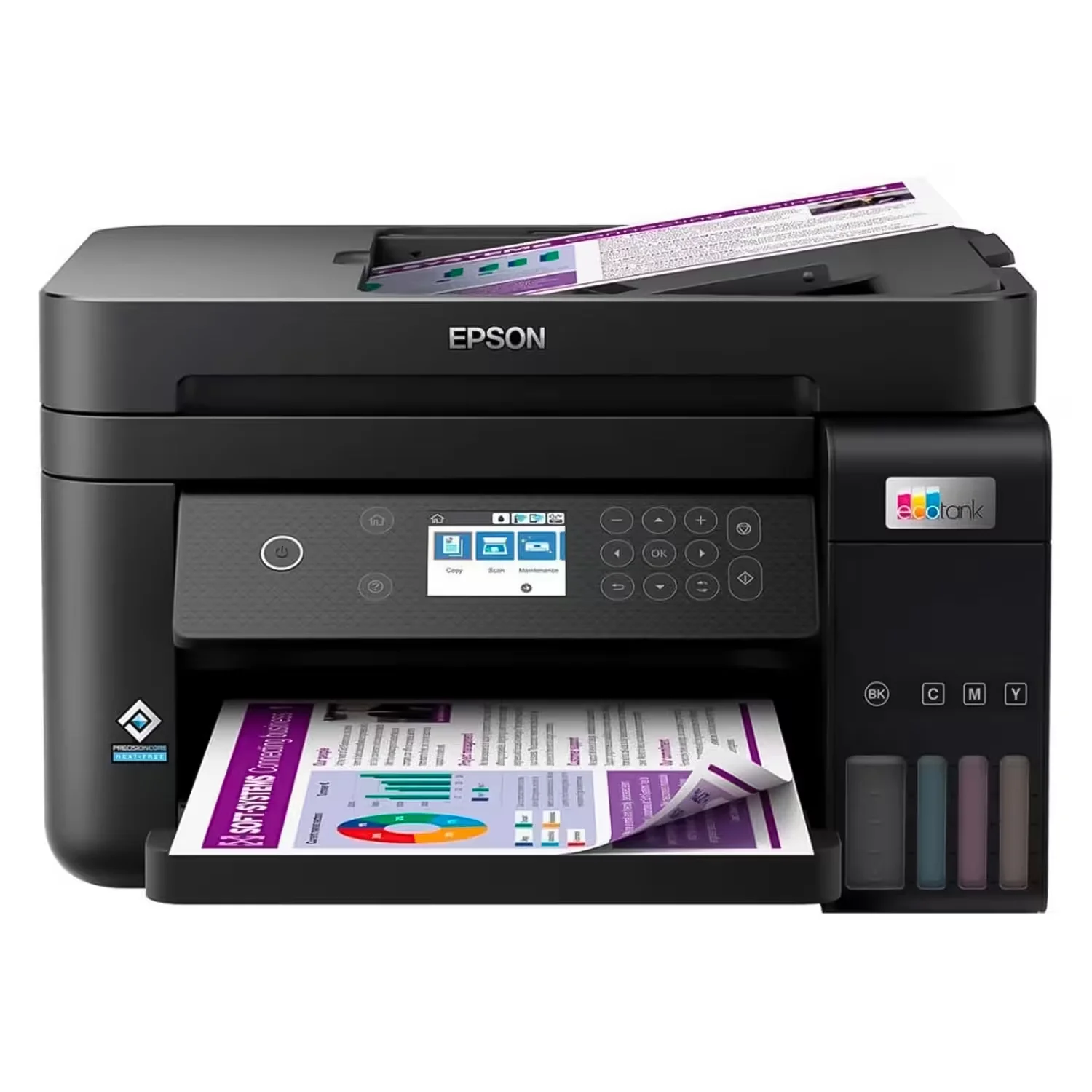 Impressora Multifuncional Epson EcoTank L6270 3 em 1 Wi-Fi Bivolt - Preto