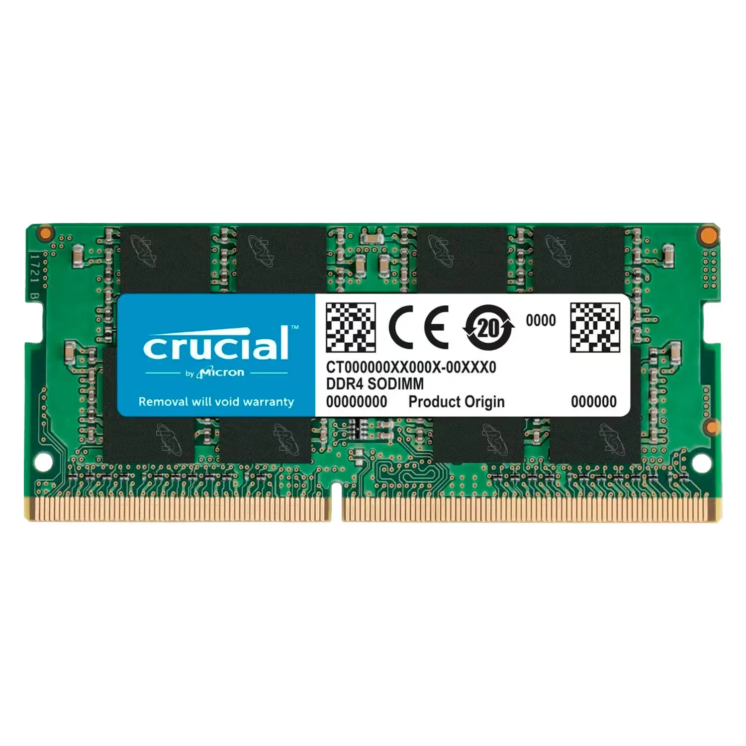Memória RAM Crucial 8GB DDR4 3200MHz para Notebook - CT8G4SFRA32A