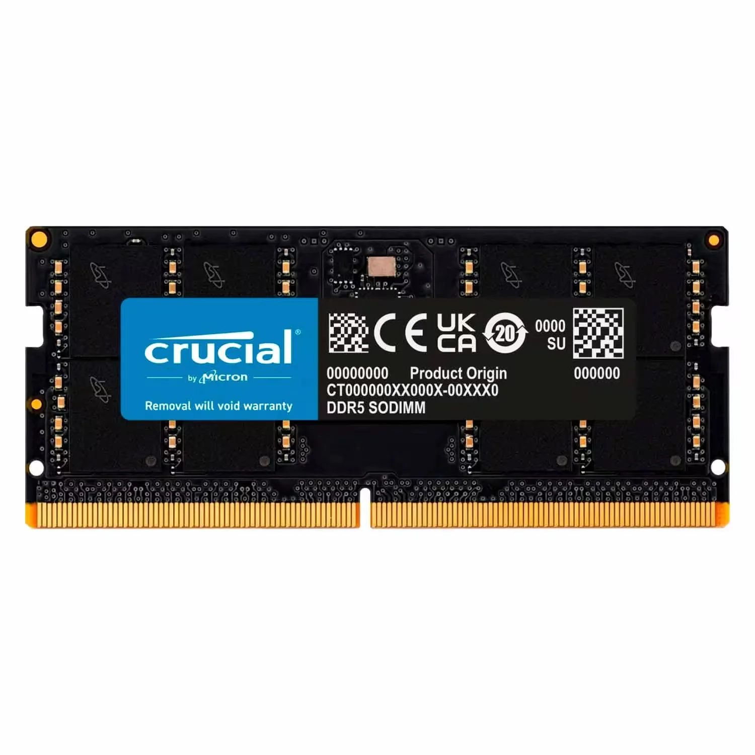 Memoria RAM Crucial 8GB DDR5 5200MHz para Notebook - CT8G52C42S5