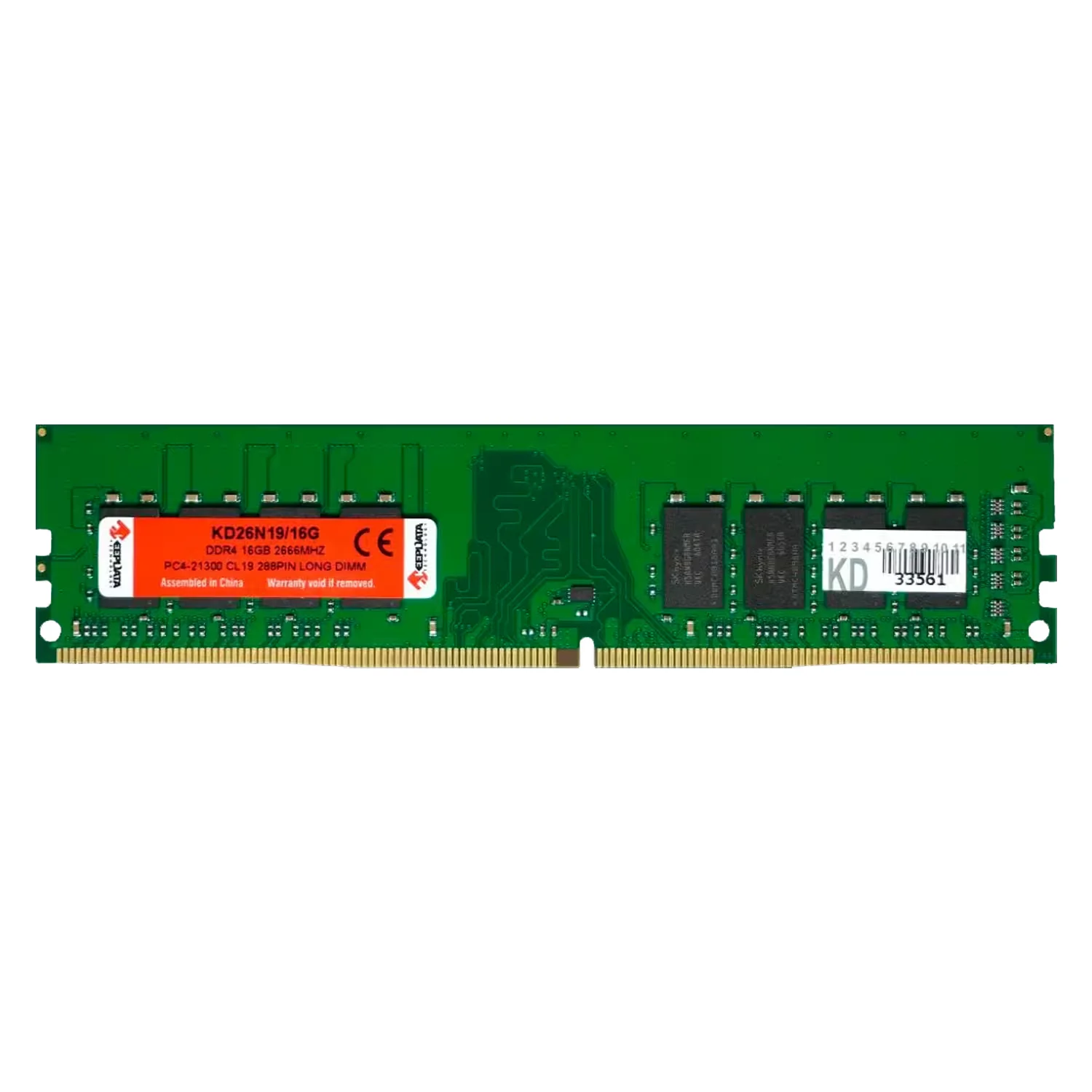 Memória RAM Keepdata 16GB DDR4 2666 MHz  - KD26N19/16G