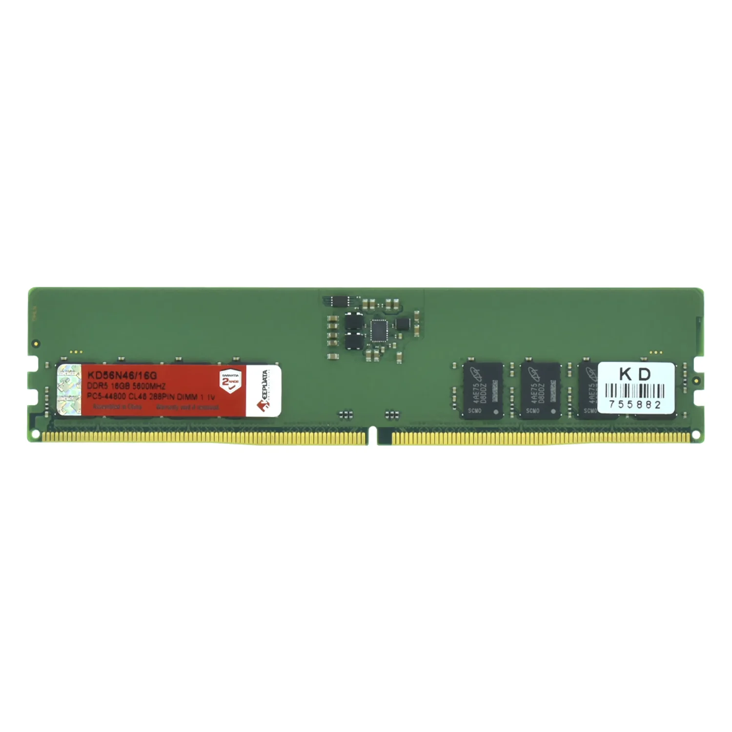 Memória RAM Keepdata 16GB DDR5 5600 MHz - KD56N46/16G