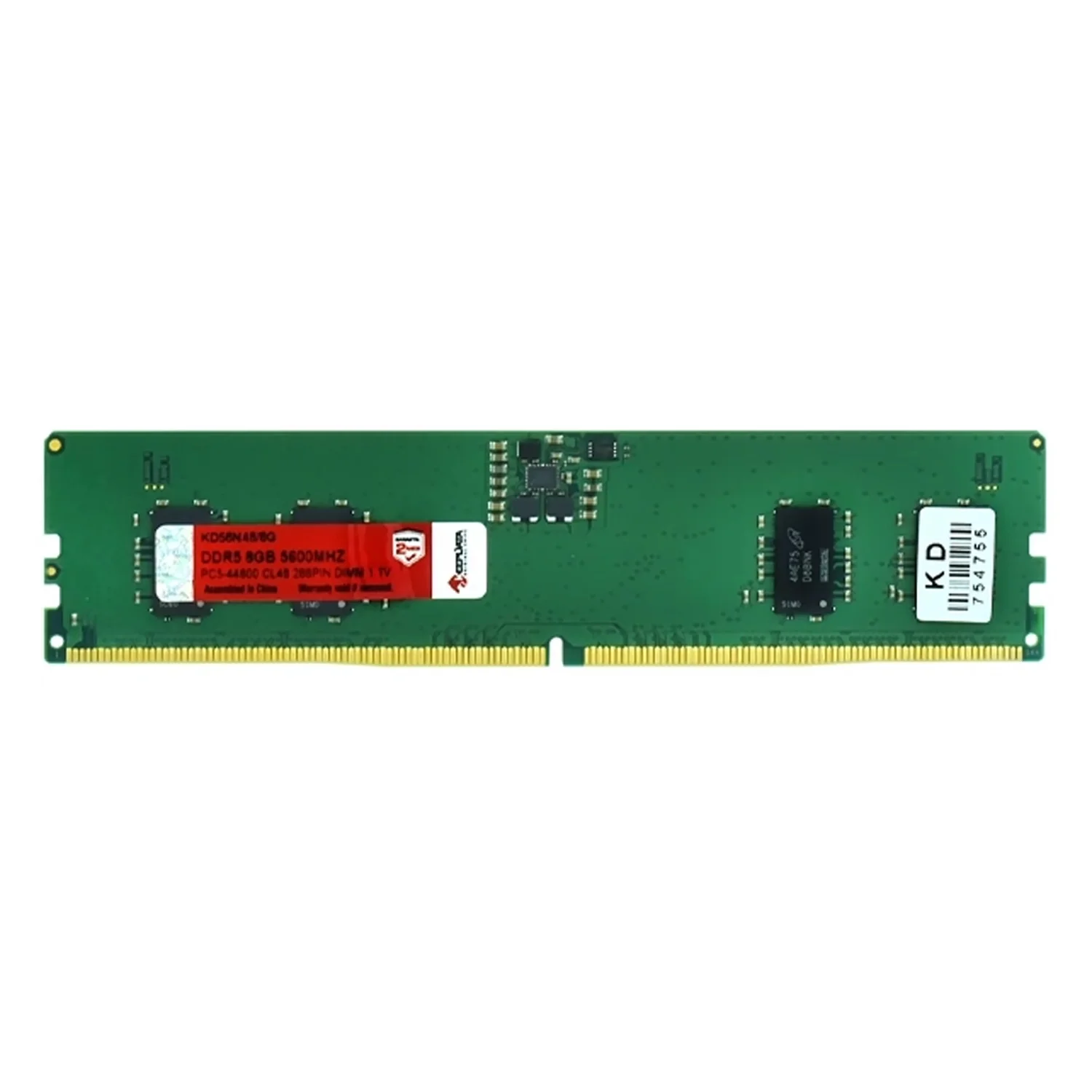 Memória RAM Keepdata 8GB DDR5 5600 MHz - KD56N46/8G