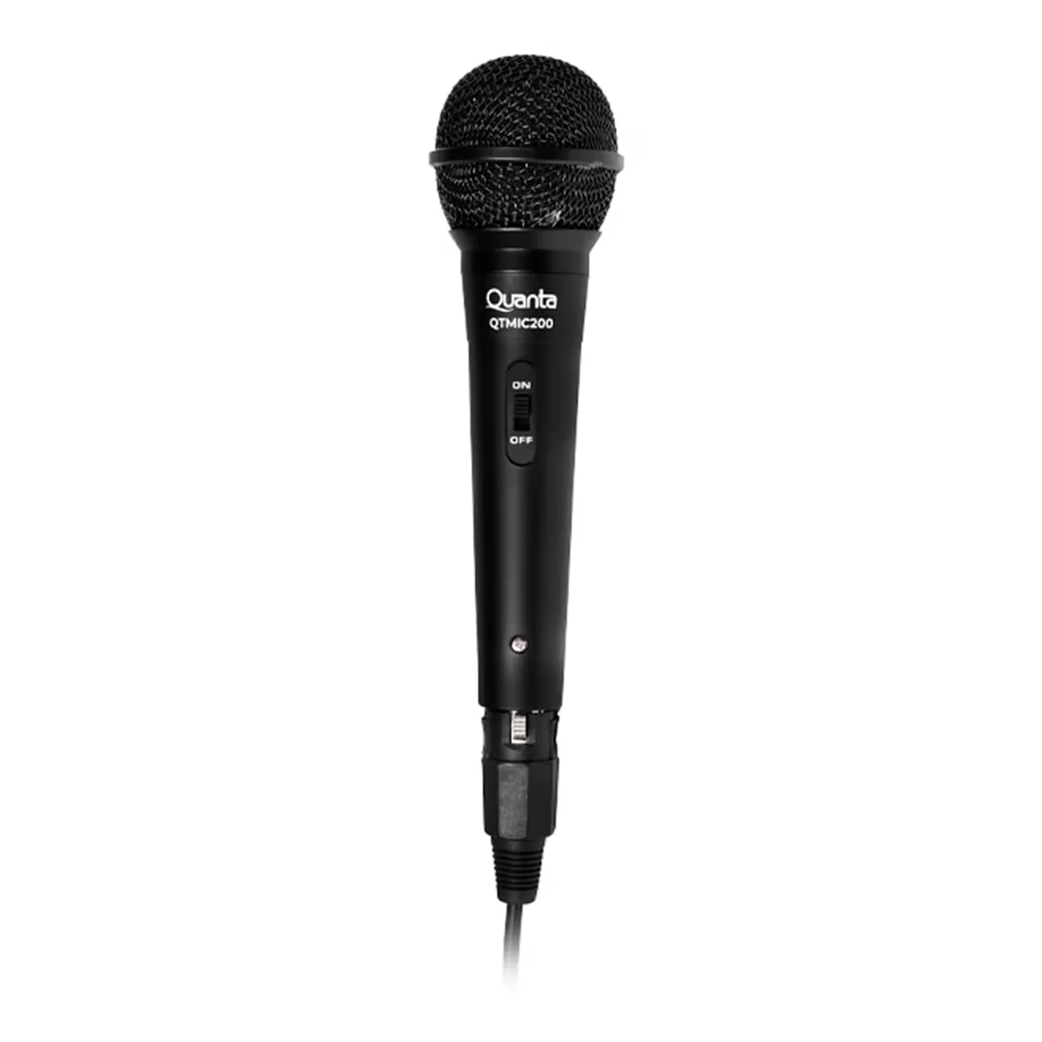 Microfone Dinâmico Quanta QTMIC200 - Preto