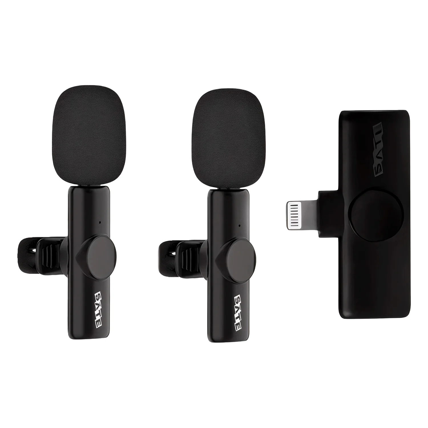 Microfone Lapela Satellite A-MK232 Sem Fio para iOS - 2 Unidades