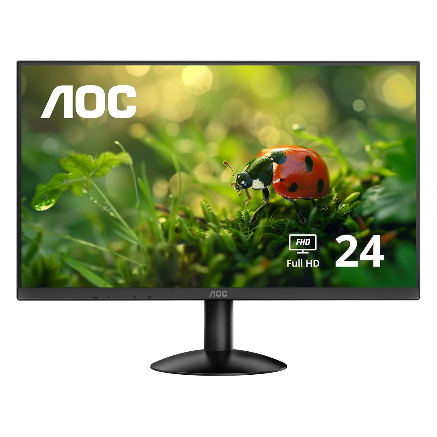 Monitor Gamer AOC 24B30HM2 23.5" Full HD 100Hz IPS - Preto