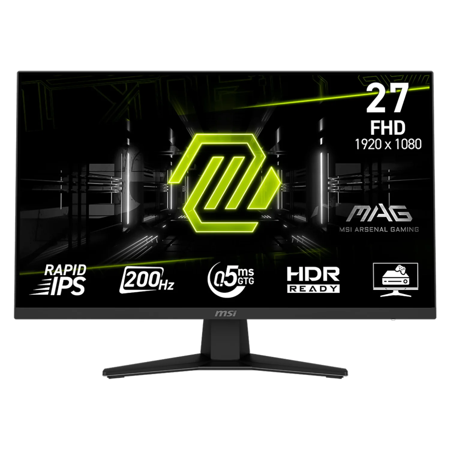 Monitor Gamer MSI MAG 274F 27" Full HD 200Hz IPS - Preto