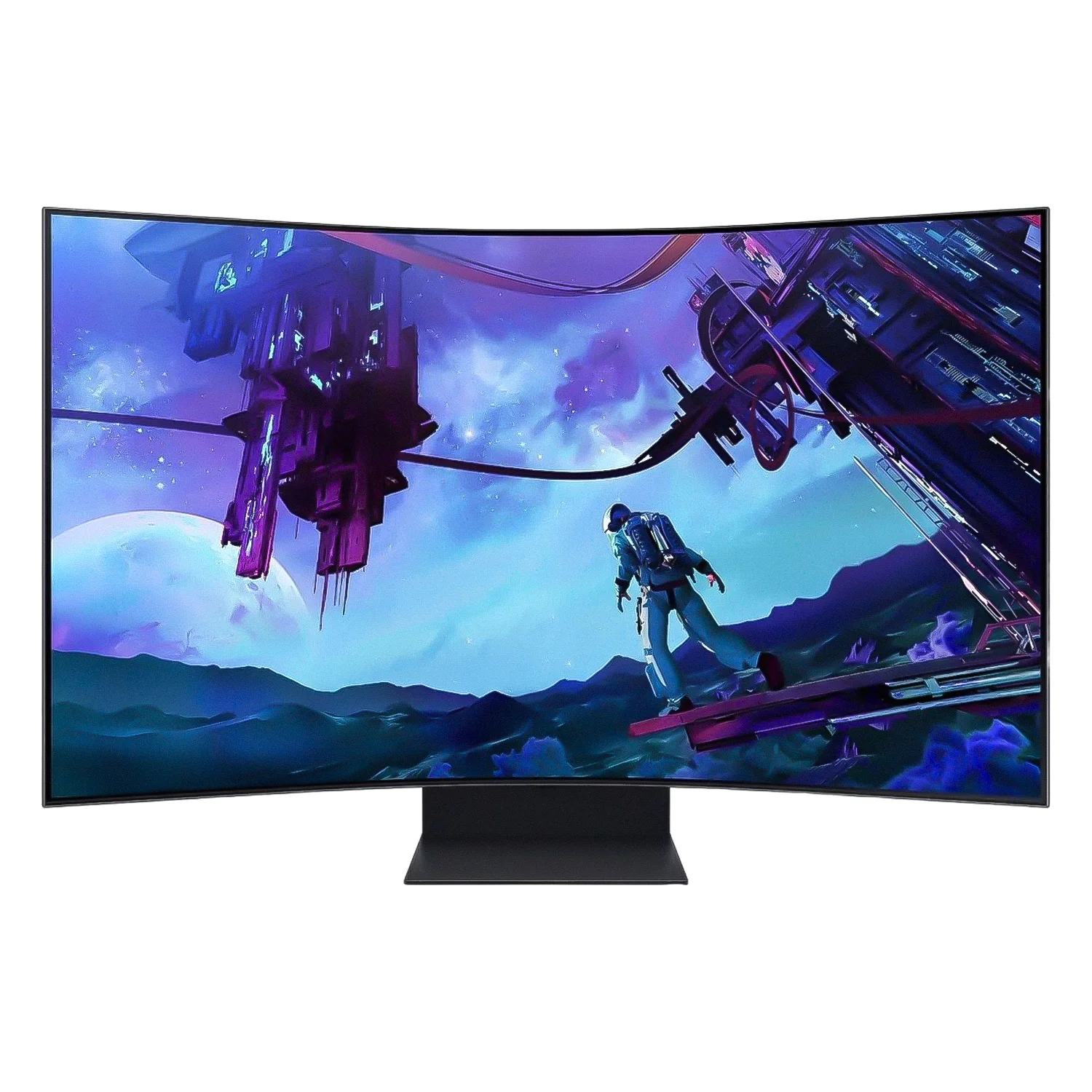 Monitor Gamer Samsung Odyssey Ark 2 LS55CG970NNX 55" 4K Ultra HD UltraWide Curvo 165Hz HDMI USB - Preto