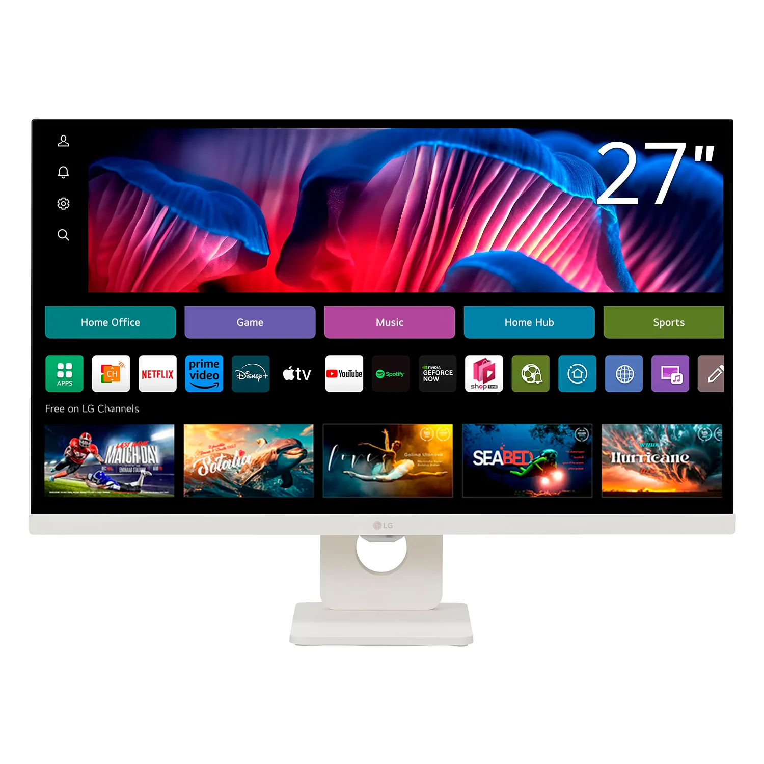 Monitor LG 27SR50F 27" Full HD Smart 60Hz HDMI - Preto