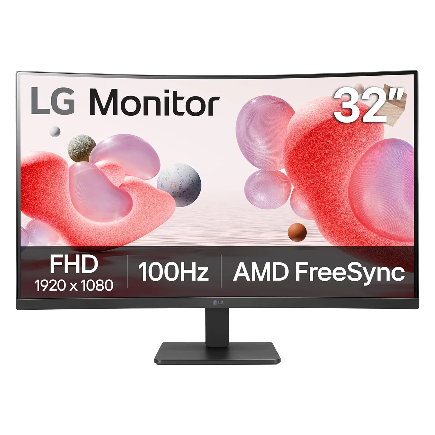 Monitor LG 32MR50C-B 32" Full HD Curvo 100Hz HDMI D-SUB - Preto