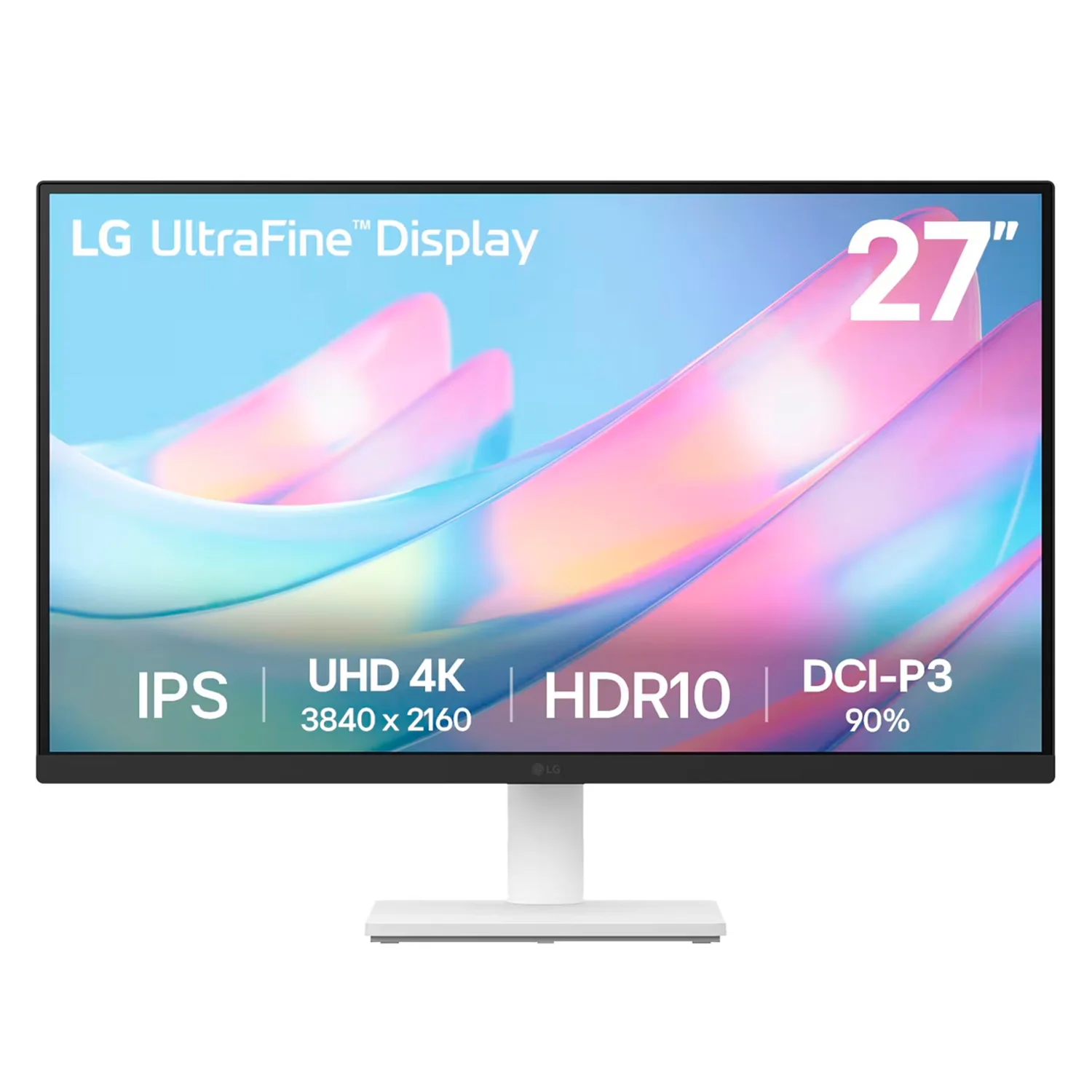 Monitor LG UltraFine 27US500-W 27" Ultra HD 60Hz HDMI DP - Preto