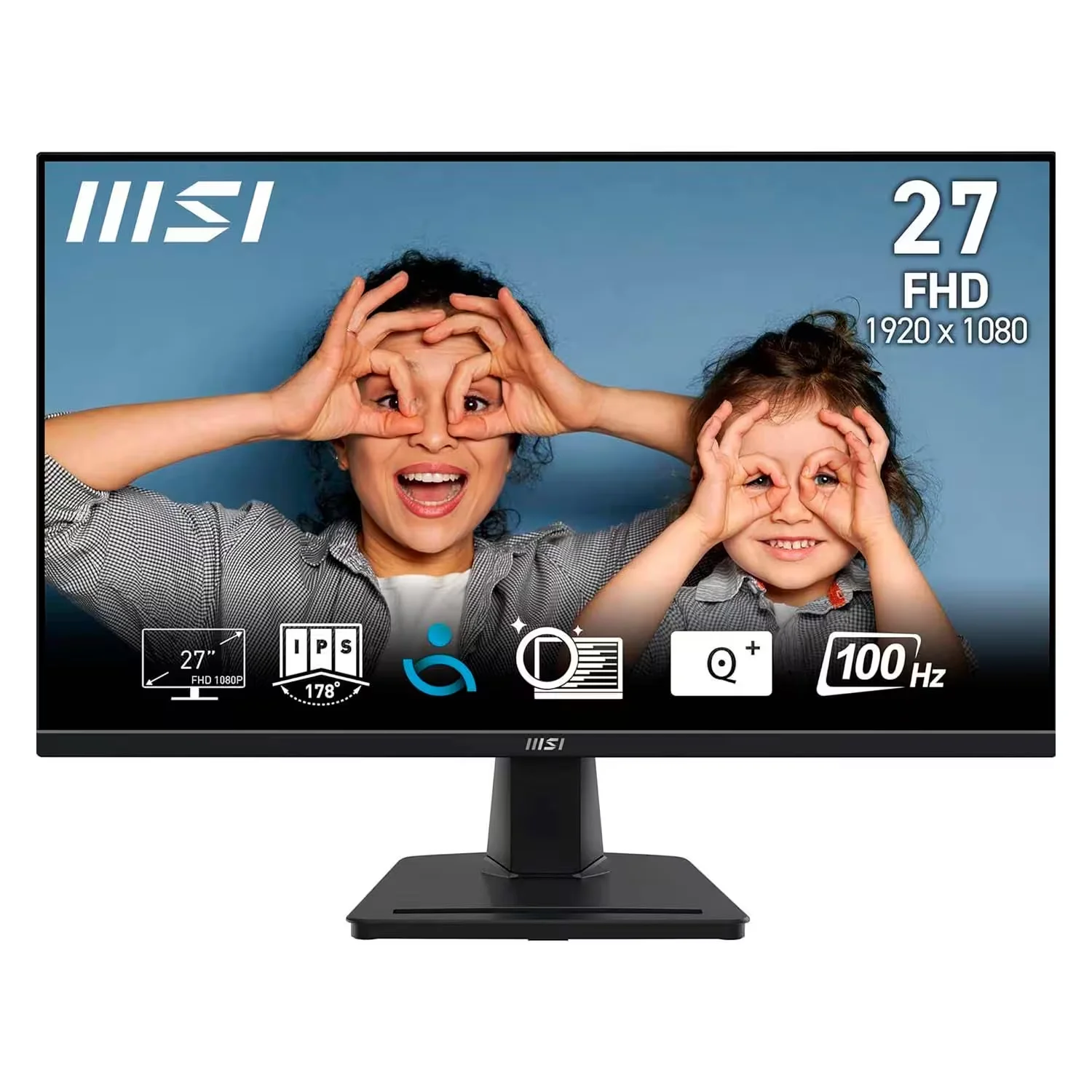 Monitor MSI Pro MP275 27" Full HD 100Hz HDMI VGA - Preto