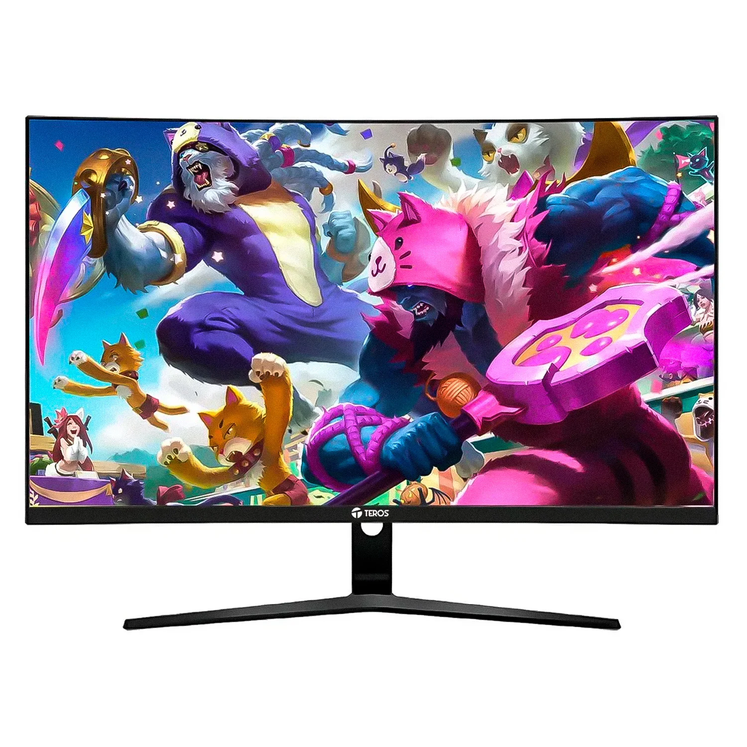 Monitor Teros TE-3251S 31.5" Quad HD Curvo 75Hz HDMI DP - Preto