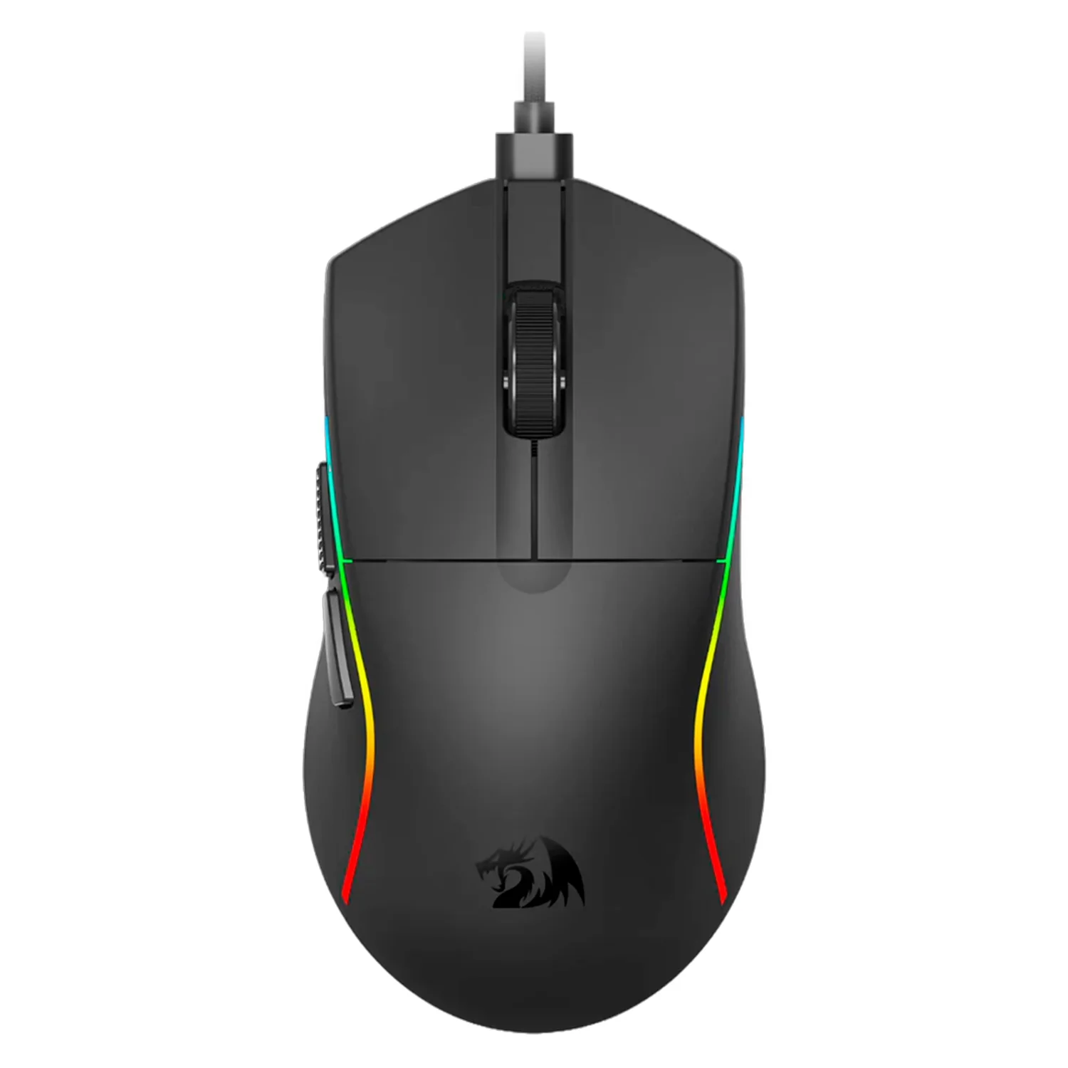 Mouse Gamer Redragon Deicide M816 Basic RGB 4000 DPI USB-C - Preto