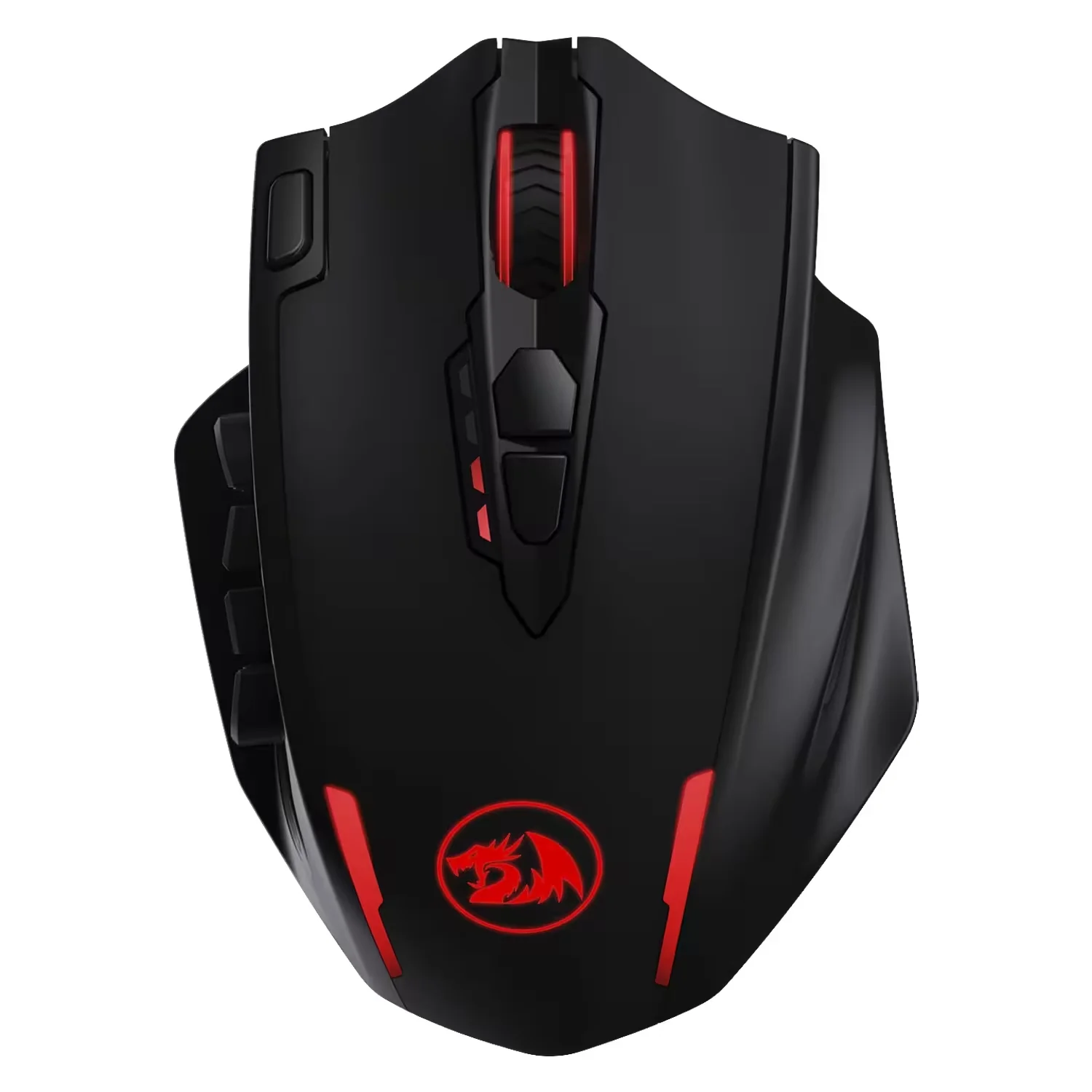 Mouse Gamer Redragon Impact Elite M913 RGB 16000 DPI Sem Fio - Preto