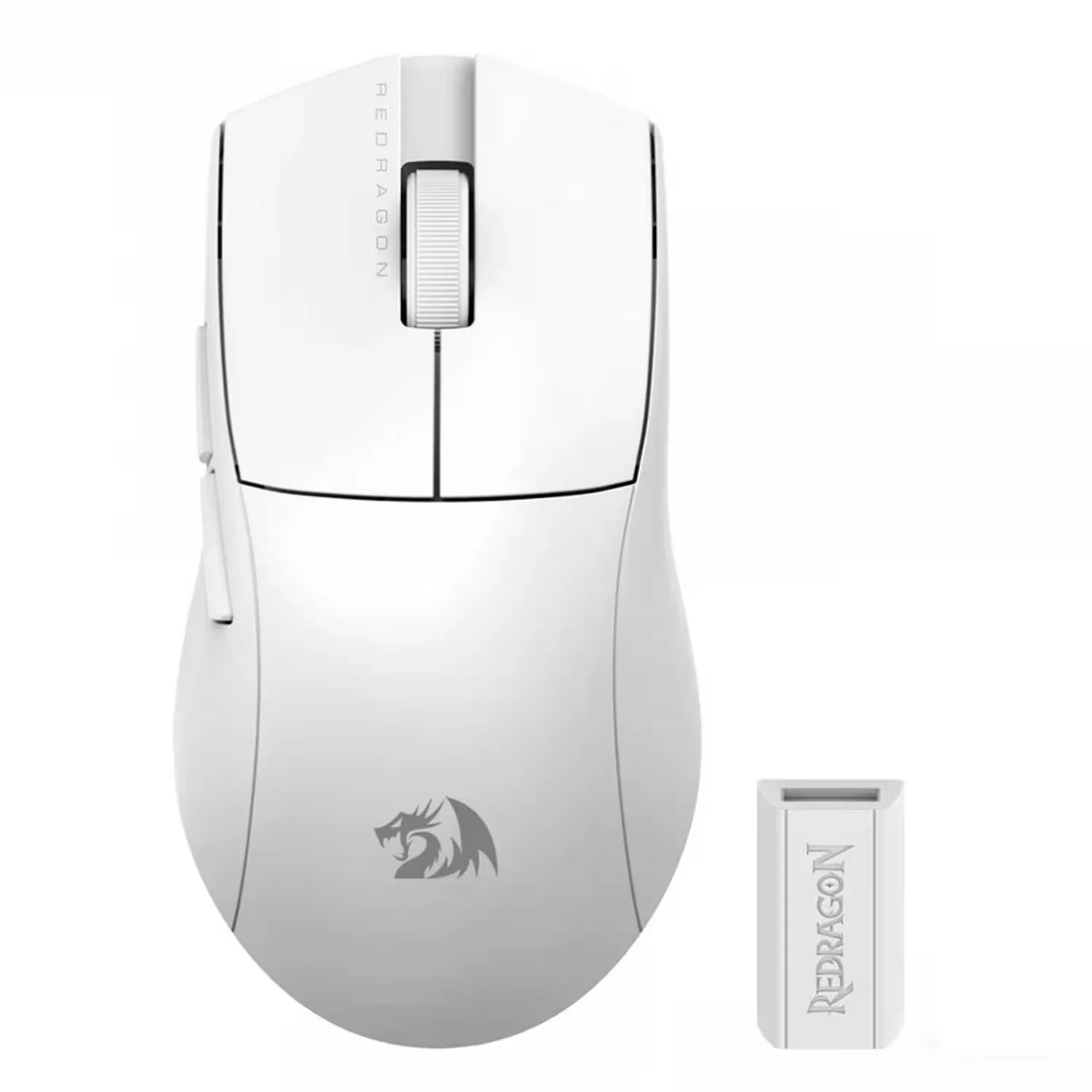 Mouse Gamer Redragon King Pro M916W-PRO 26000 DPI Wireless - Branco