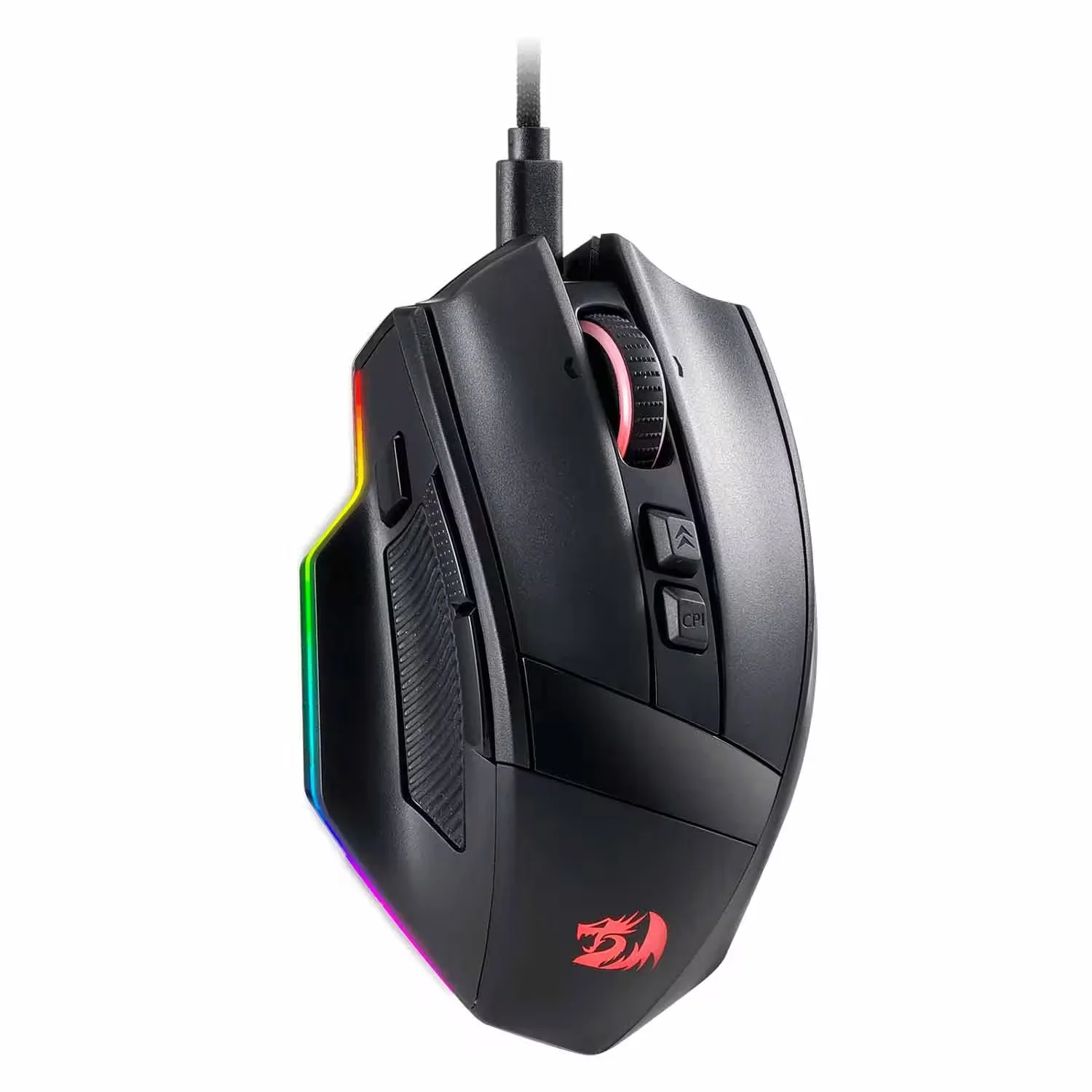 Mouse Gamer Redragon Rind M813 16000 DPI RGB - Preto