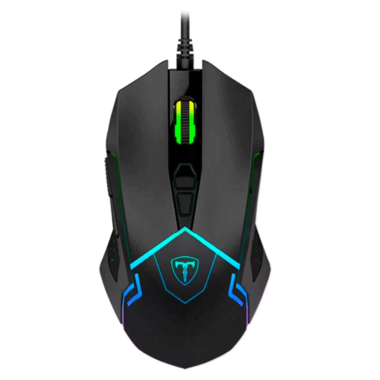 Mouse Gamer T-Dagger Senior com Fio 4800 DPI - Preto T-TGM205
