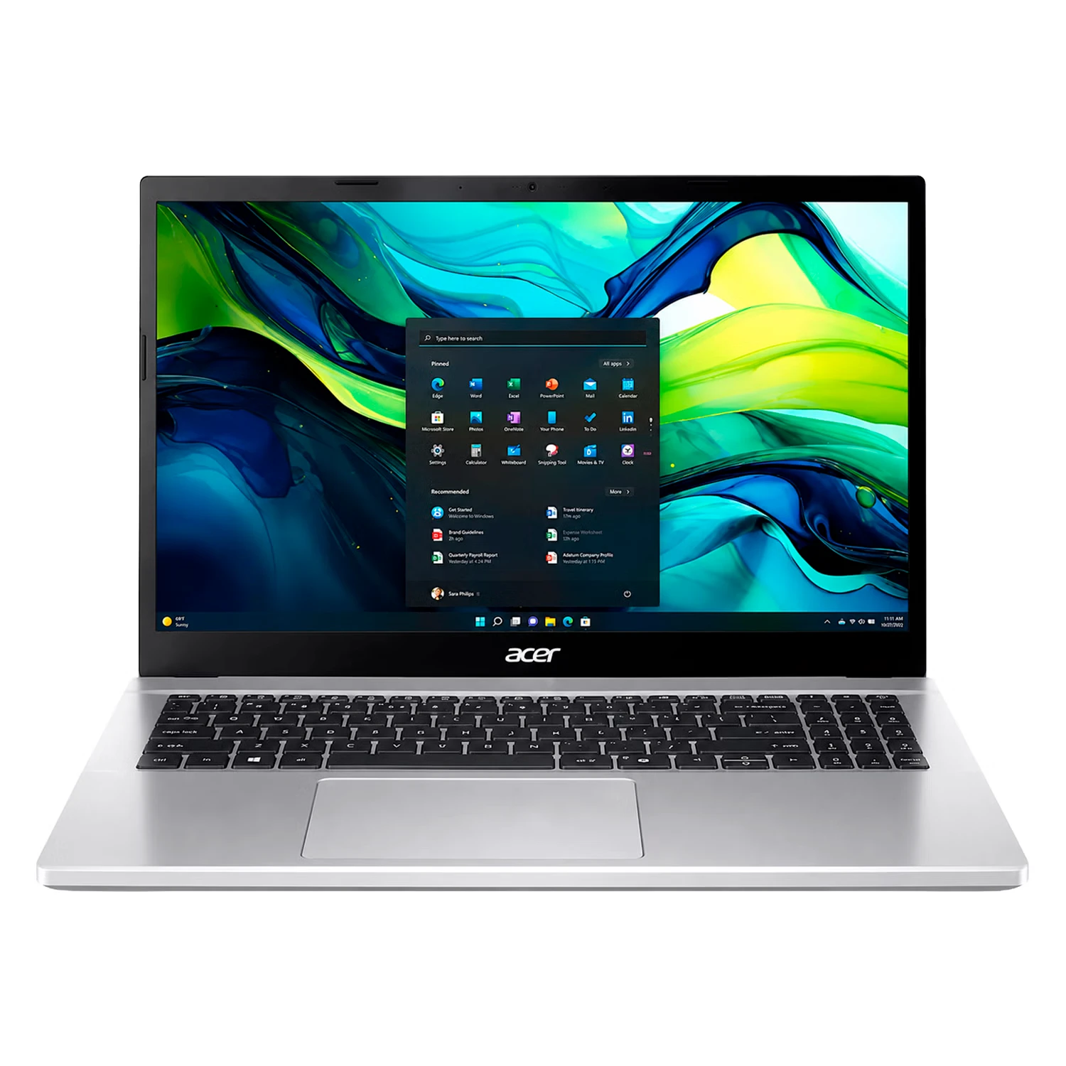 Notebook Acer Aspire Go AMD Ryzen 5-5825U 32GB RAM 512GB SSD Tela 15.6" HD Windows 11 Inglês Prata - AG15-42P-R6GZ
