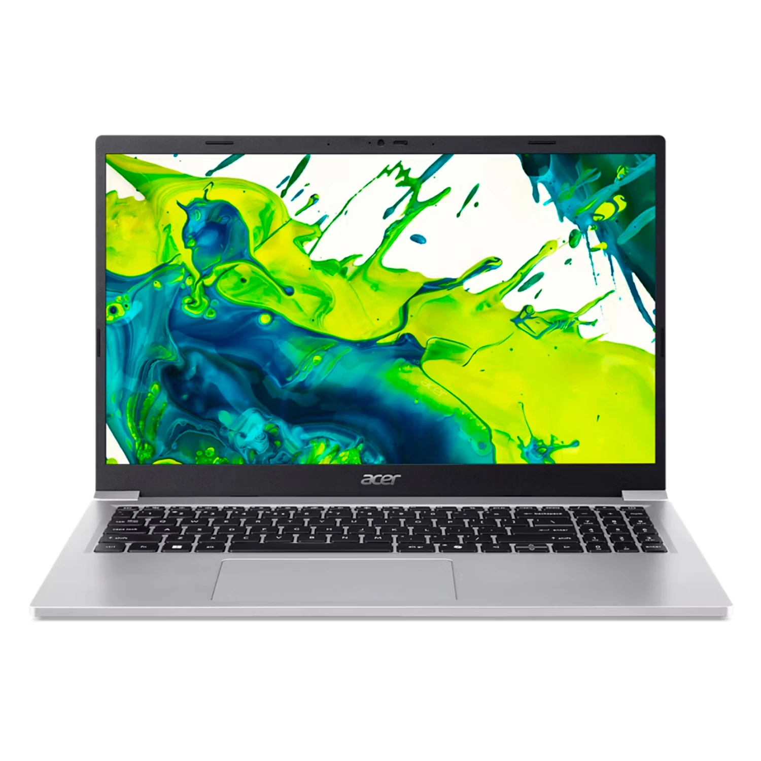 Notebook Acer Aspire Lite Intel N150 4GB RAM 128GB SSD Tela 15.6" Full HD Windows 11 Inglês Prata - 15-36P-COM7