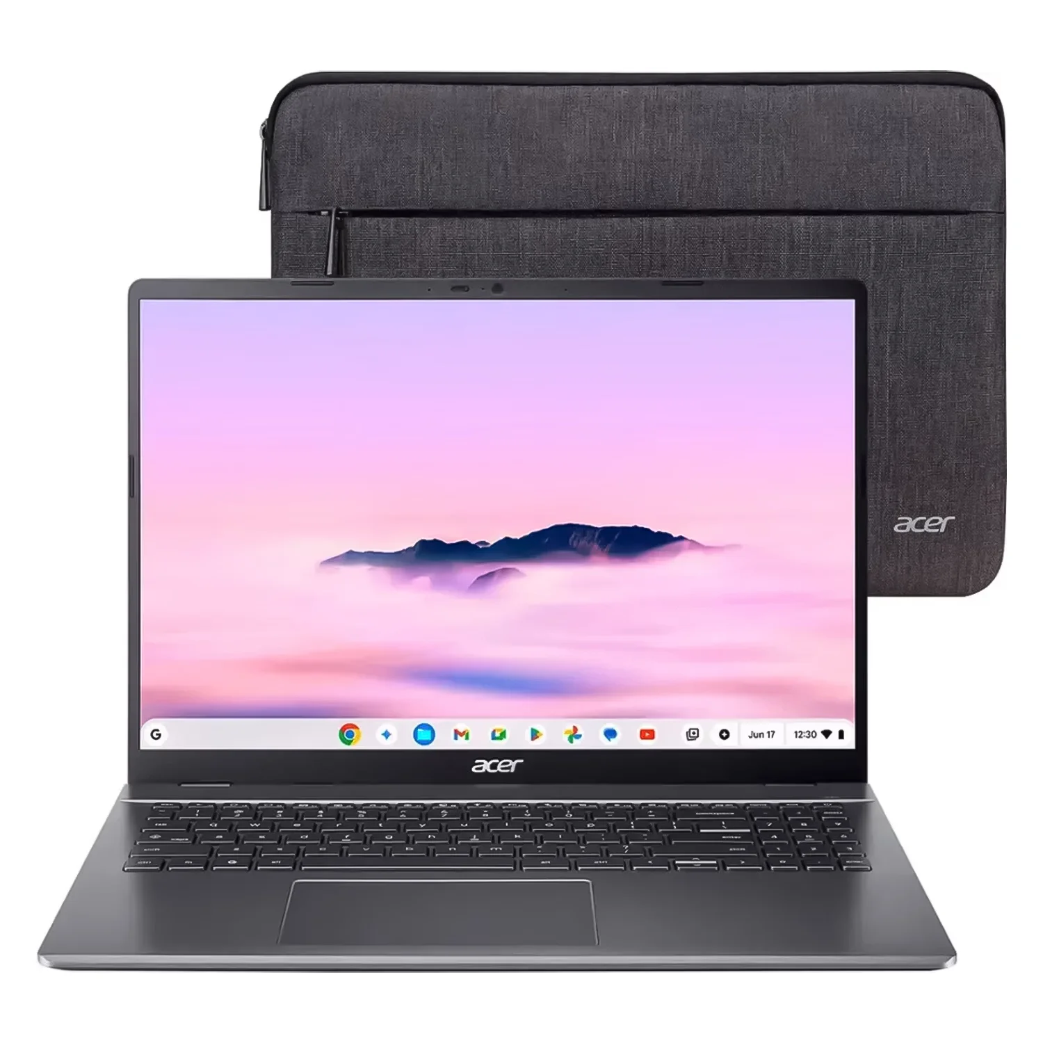 Notebook Acer Chromebook Plus 516 CB516-1H-31UE 16" Intel Core i3-1315U 128GB UFS 8GB RAM - Cinza