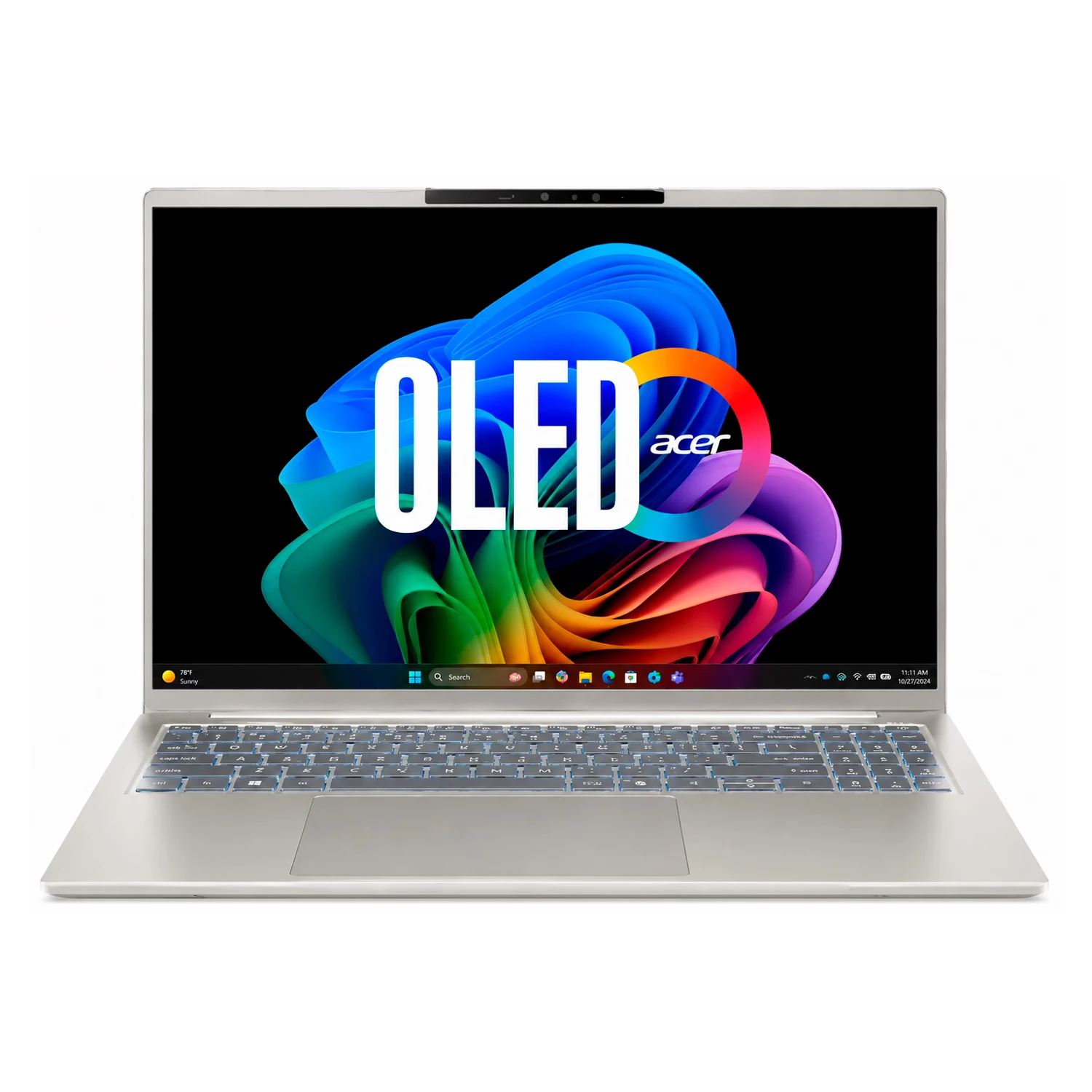 Notebook Acer Swift Go Intel Core Ultra 7-355 32GB RAM 1TB SSD Tela 16" WQXGA OLED Windows 11 Inglês Prata - SFG16-I71T-79Q6