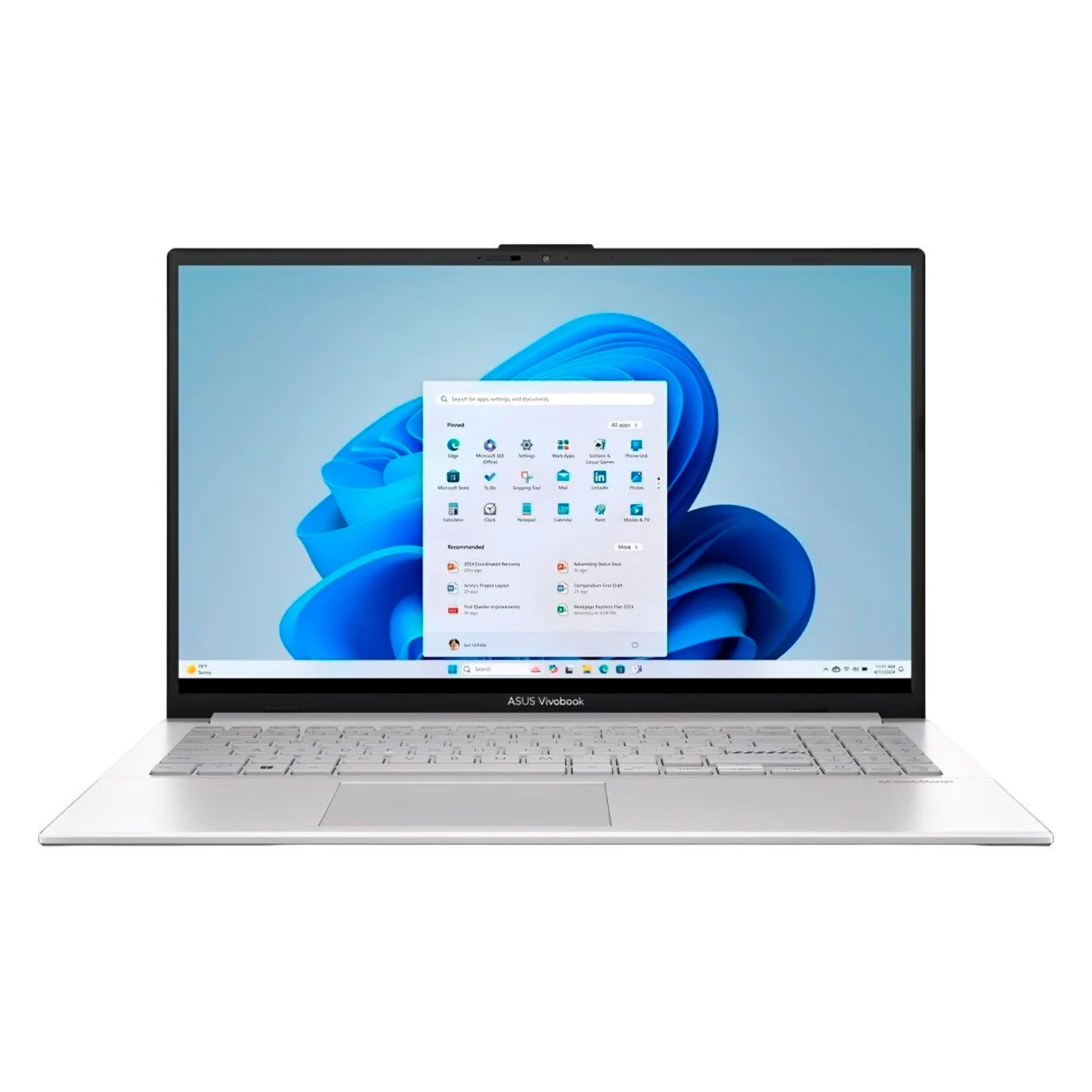 Notebook ASUS Vivobook Go 15 Intel Core i3-N305 8GB RAM 256GB SSD Tela 15.6" Full HD Windows 11 Inglês Prata - E1504GA-WS35