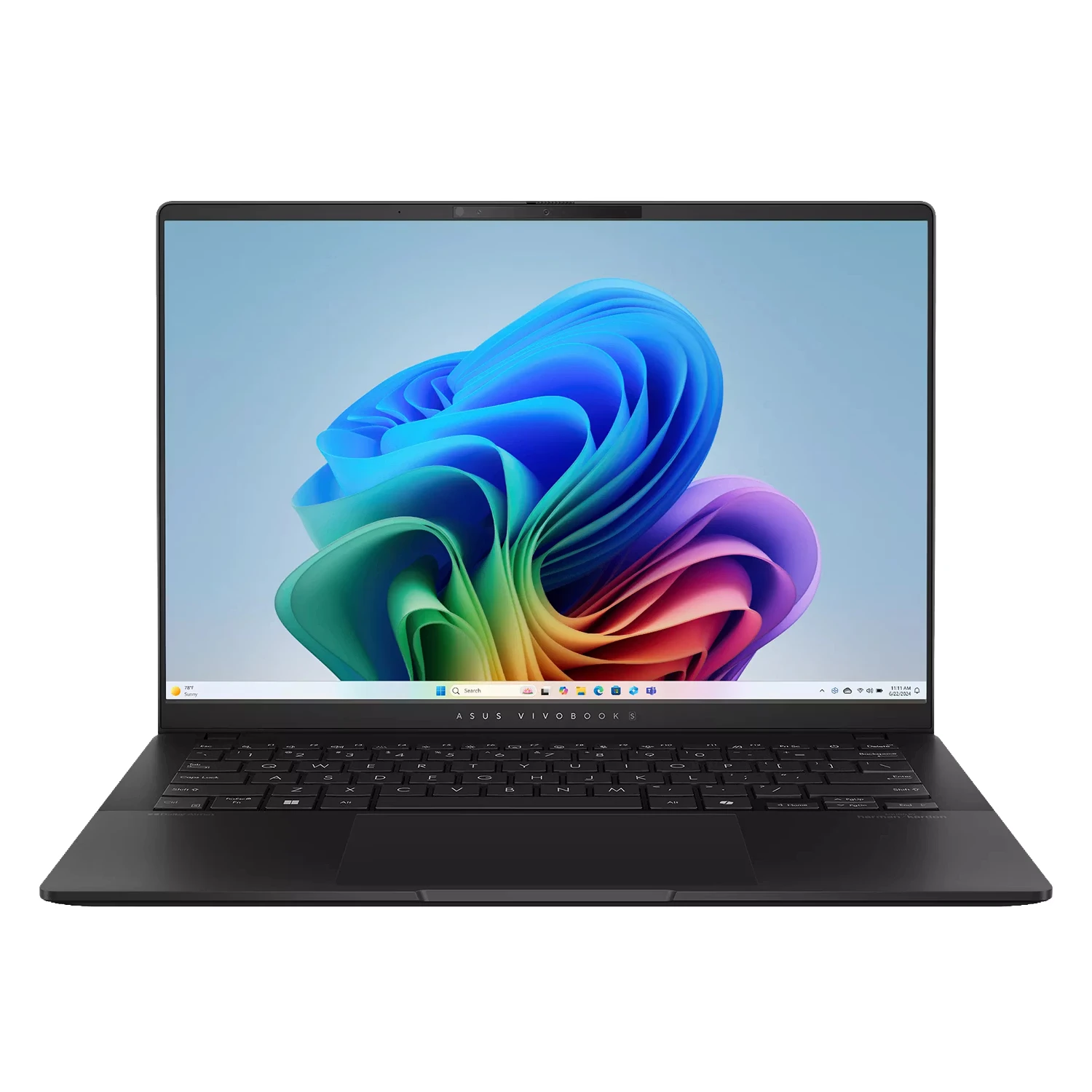 Notebook Asus Vivobook S 14 Intel Core Ultra 7-258V 32GB RAM 1TB SSD Tela 14" WUXGA Windows 11 Inglês Cinza - S5406SA-WH79