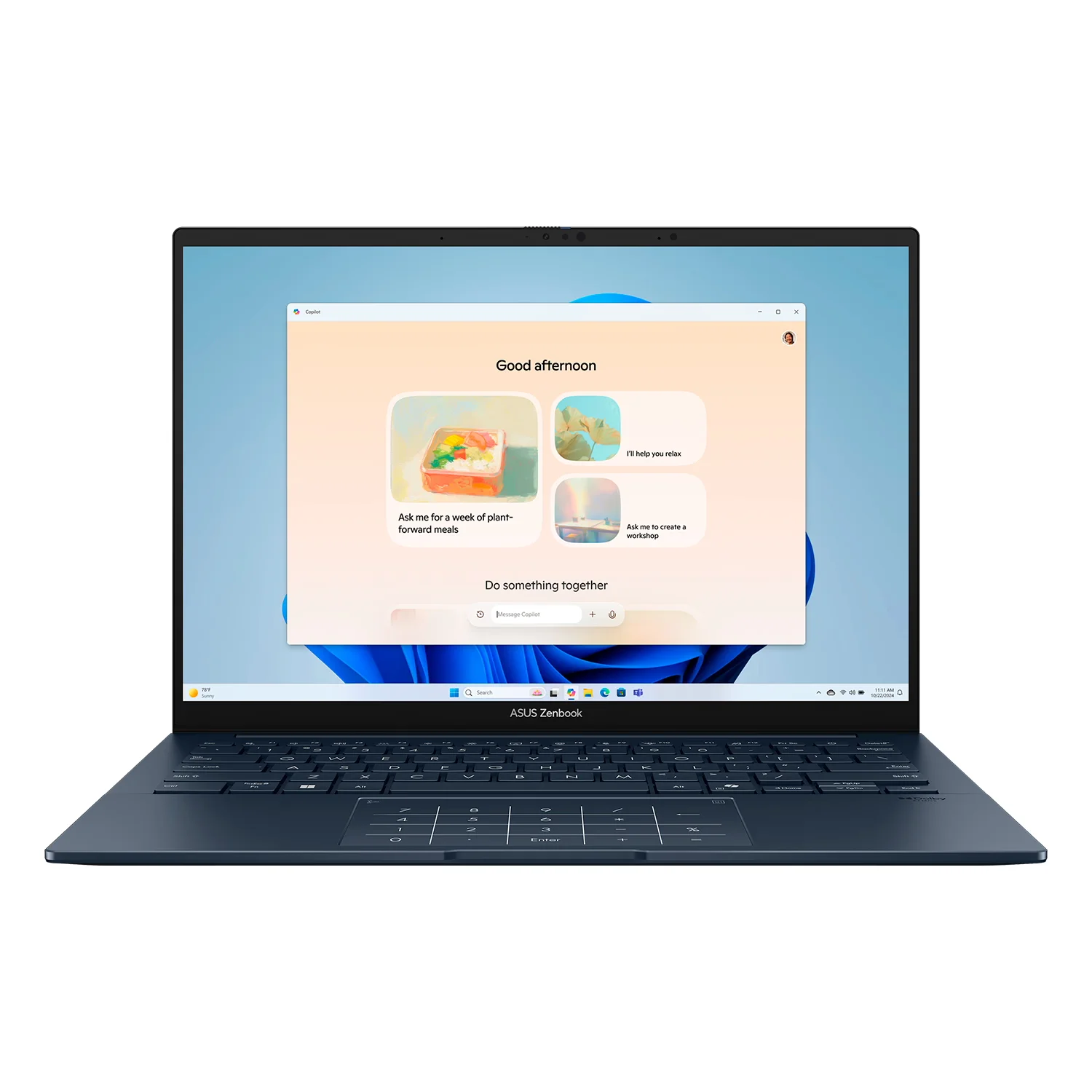 Notebook Asus Zenbook 14 UX3405CA-U7512 14" Intel Core Ultra 7-155H 512GB SSD 16GB RAM - Cinza