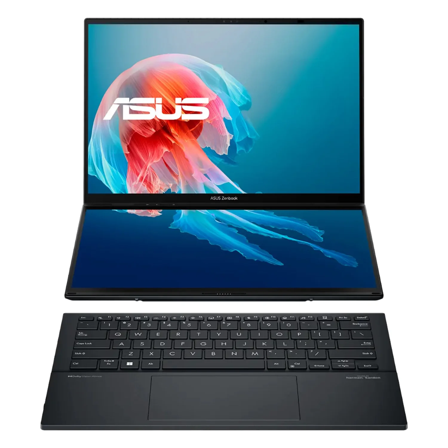 Notebook Asus Zenbook Duo UX8406CA-IS99T 14" Intel Core Ultra 9-285H 2TB SSD 32GB RAM - Cinza