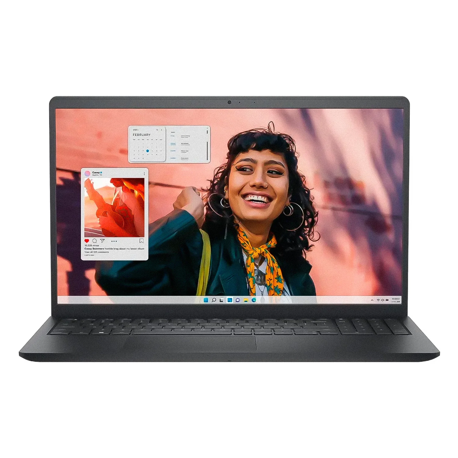 Notebook Dell 15 DC15255 15.6" AMD Ryzen 5-7530U 512GB SSD 16GB RAM - Preto