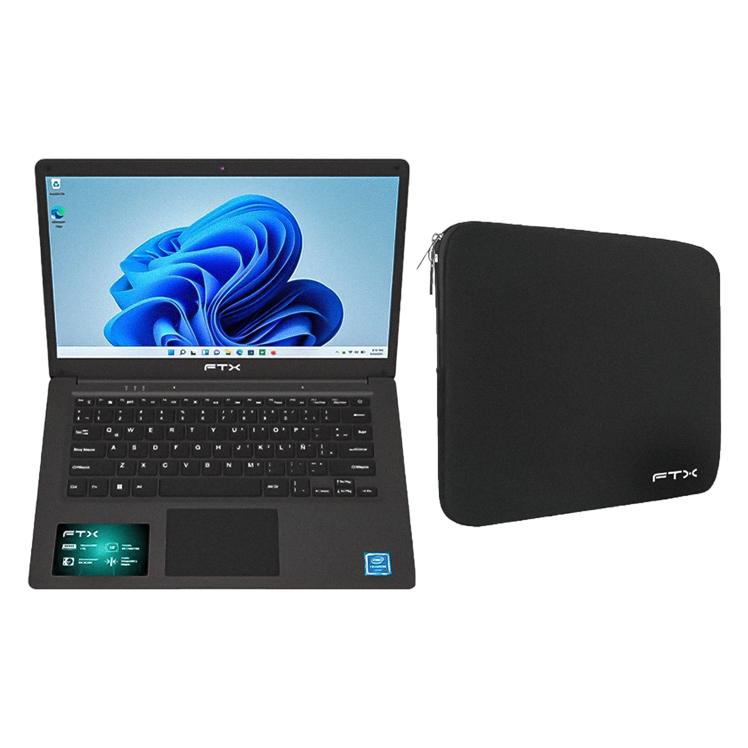 Notebook FTX Intel Celeron N4020 4GB RAM 256GB SSD Tela 14” Full HD Windows 11 Espanhol Cinza - N14-C2564ES