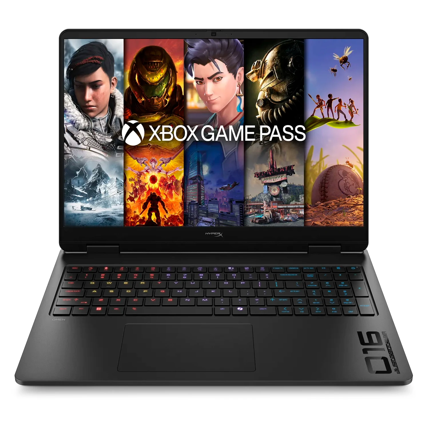 Notebook Gamer HP HyperX Omen 16 AMD Ryzen 7-8745HX RTX 5060 16GB RAM 512GB SSD Tela 16" 2.5K OLED Windows 11 Inglês Preto - 16-AP1003DX