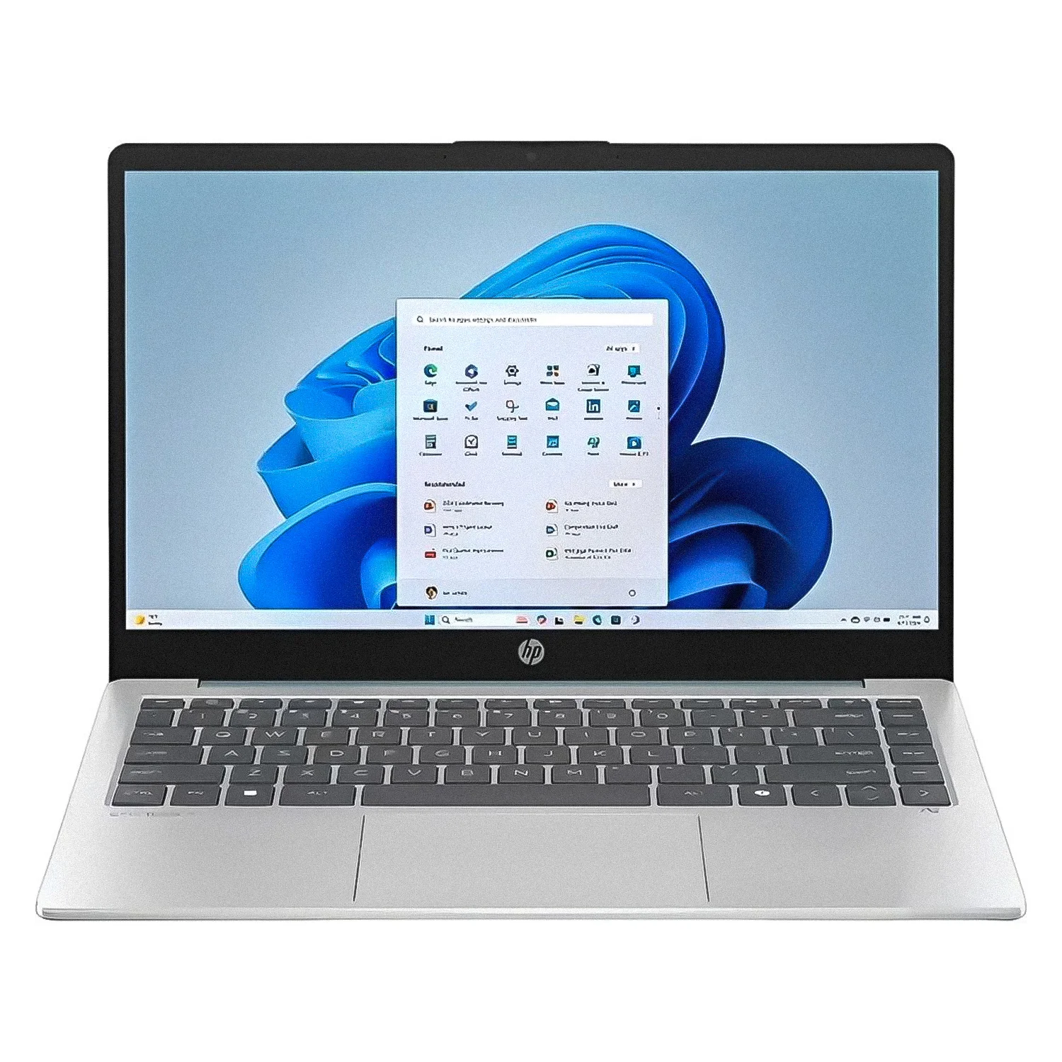 Notebook HP 14 AMD Athlon Silver 7120 4GB RAM 128GB UFS Tela 14" HD Windows 11 Inglês Azul - 14-EM0002WM