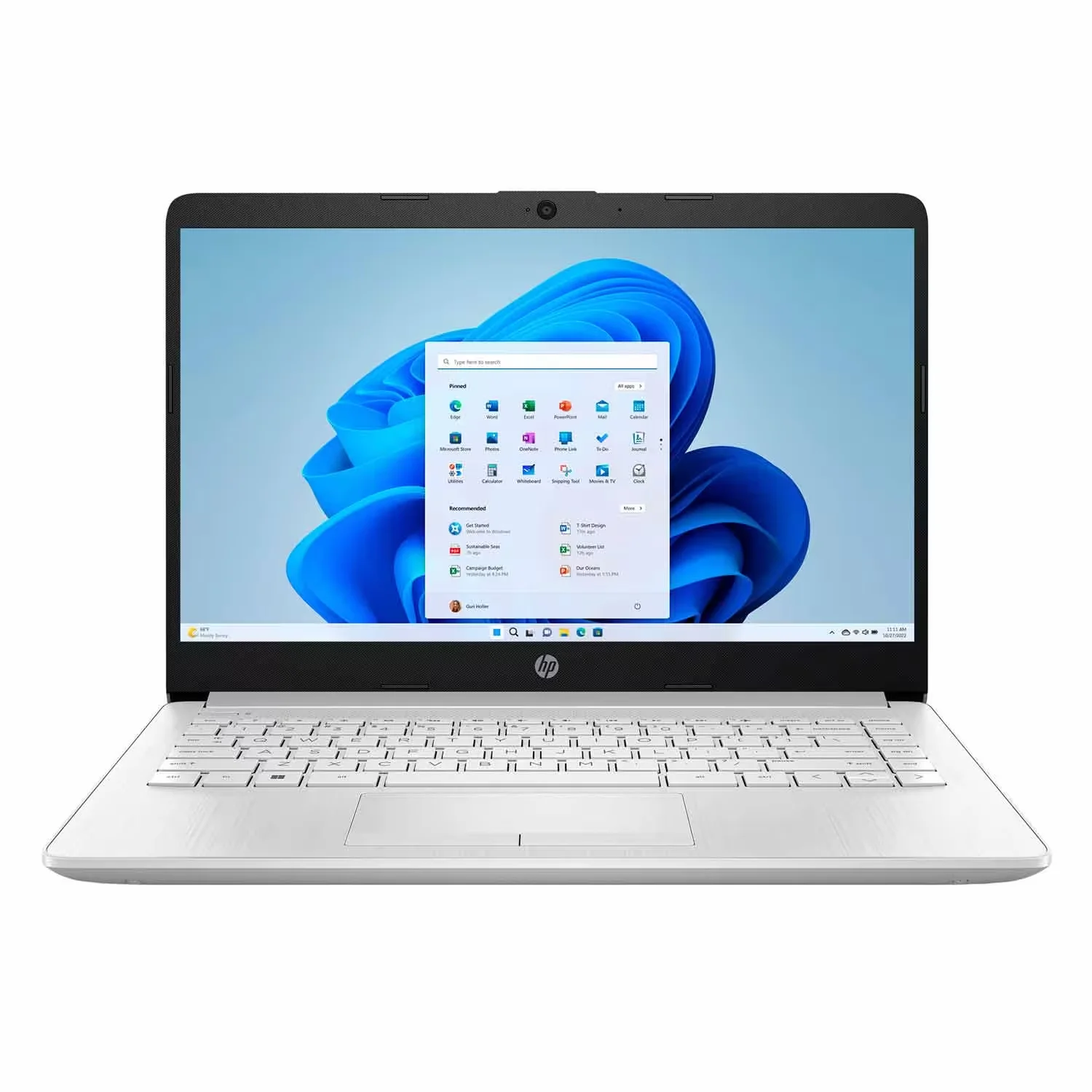 Notebook HP 14-CF2733WM 14" Intel Celeron N4120 64GB eMMC 4GB RAM - Prata