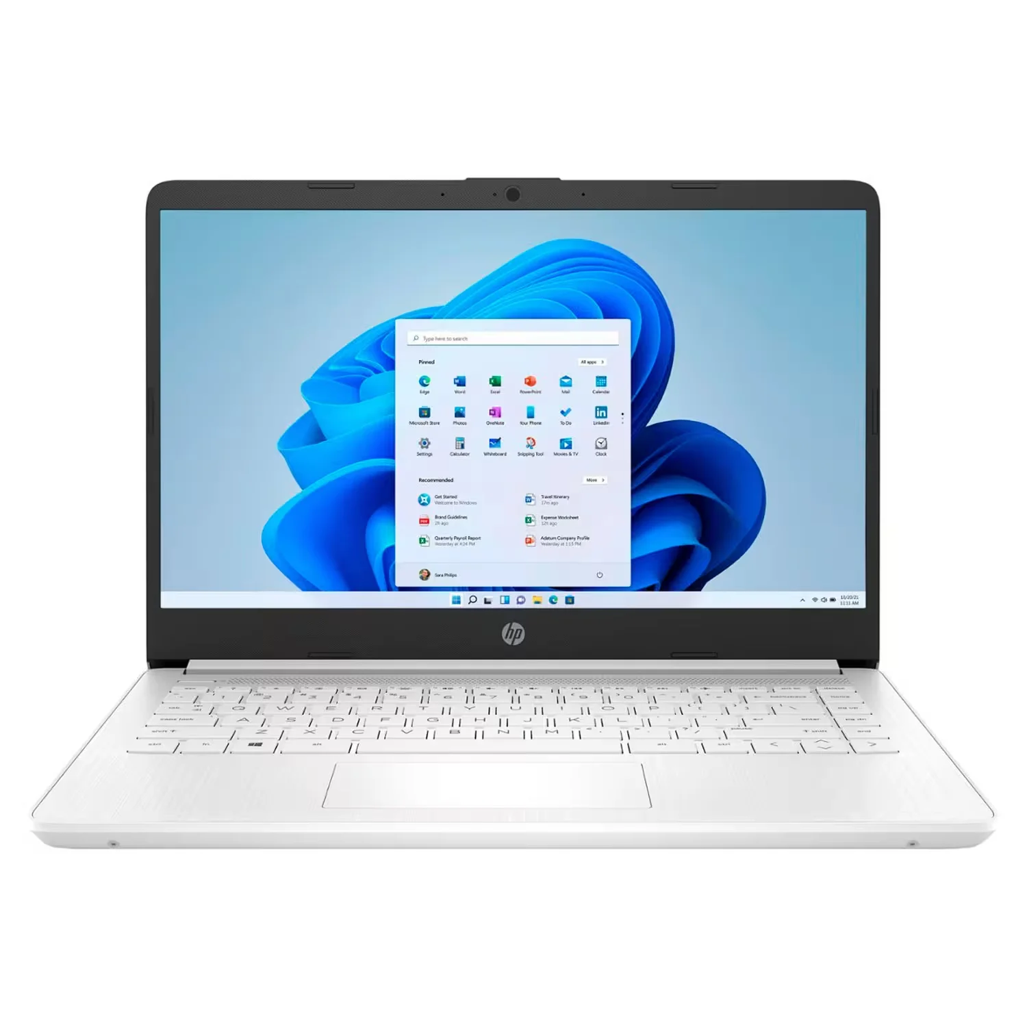 Notebook HP 14-DQ0052DX 14" Intel Celeron N4120 64GB EMMC 4GB RAM - Branco
