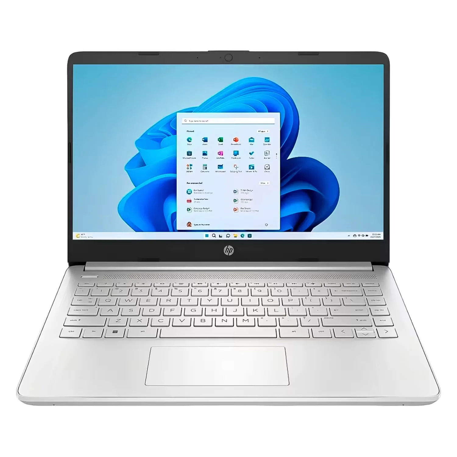 Notebook HP 14-DQ0760DX 14" Intel Celeron N4120 128GB EMMC 4GB RAM - Prata
