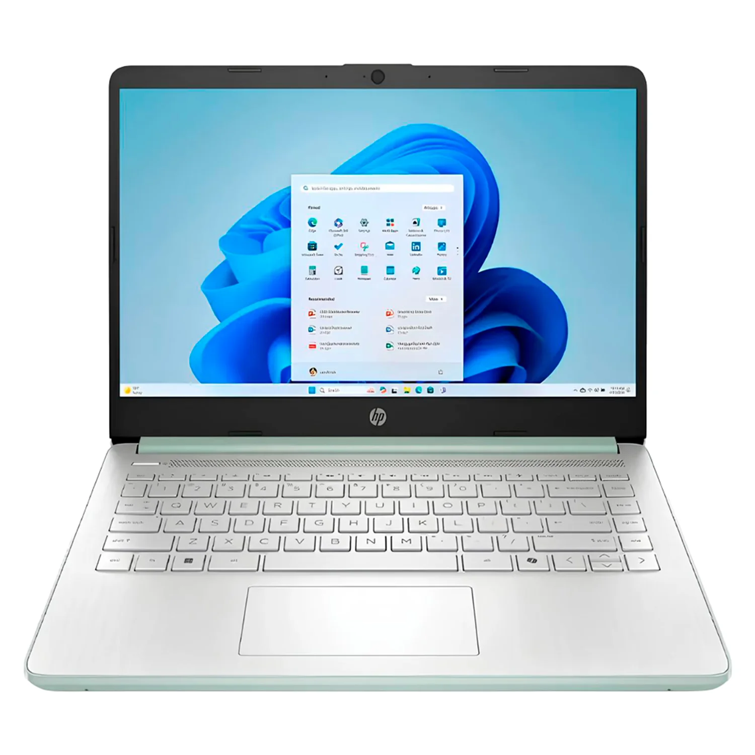 Notebook HP 14-DQ6013DX 14" Intel N150 128GB UFS 4GB RAM - Verde
