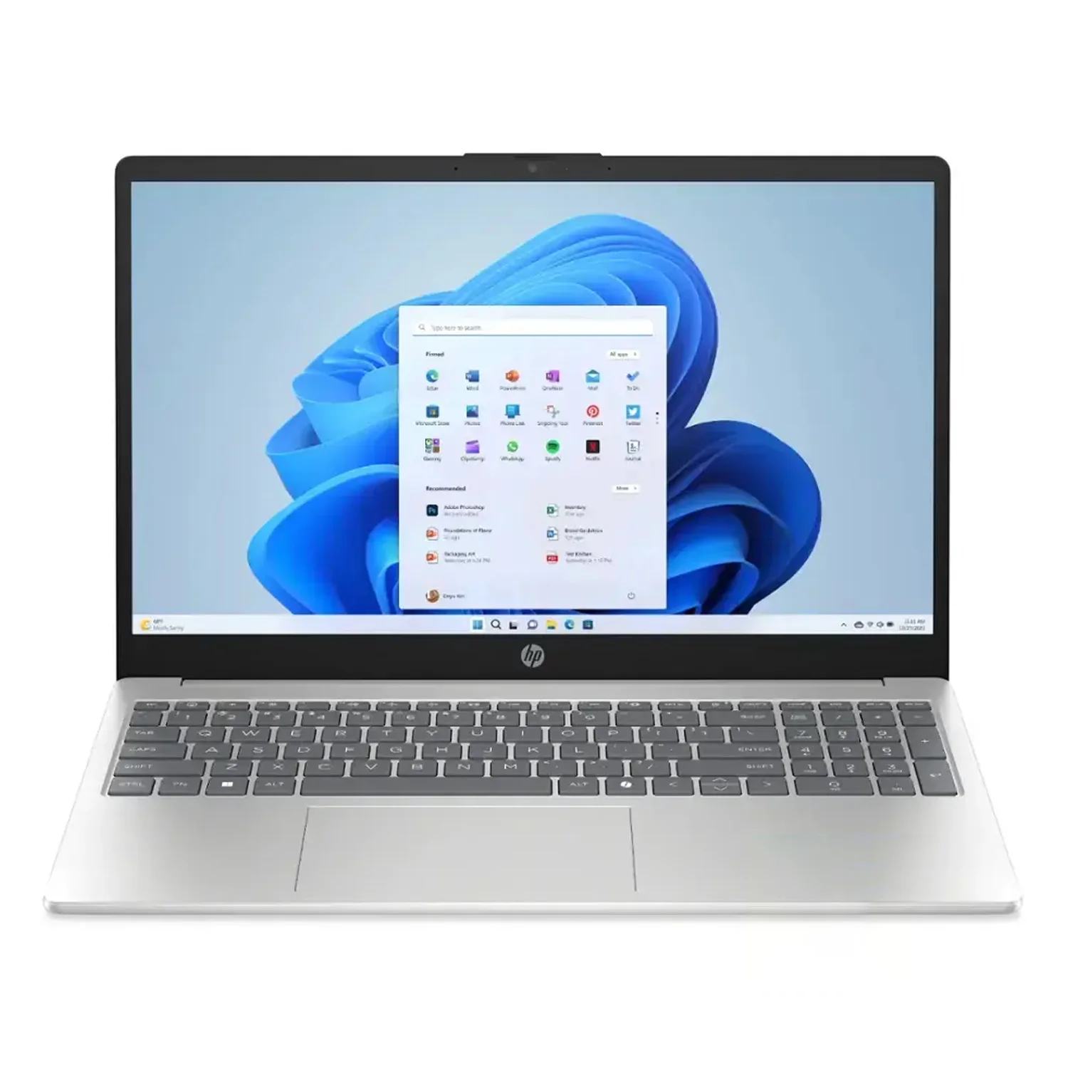 Notebook HP 15-FD0123DX 15.6" Intel Core i3 1315U 256GB SSD 8GB RAM - Prata