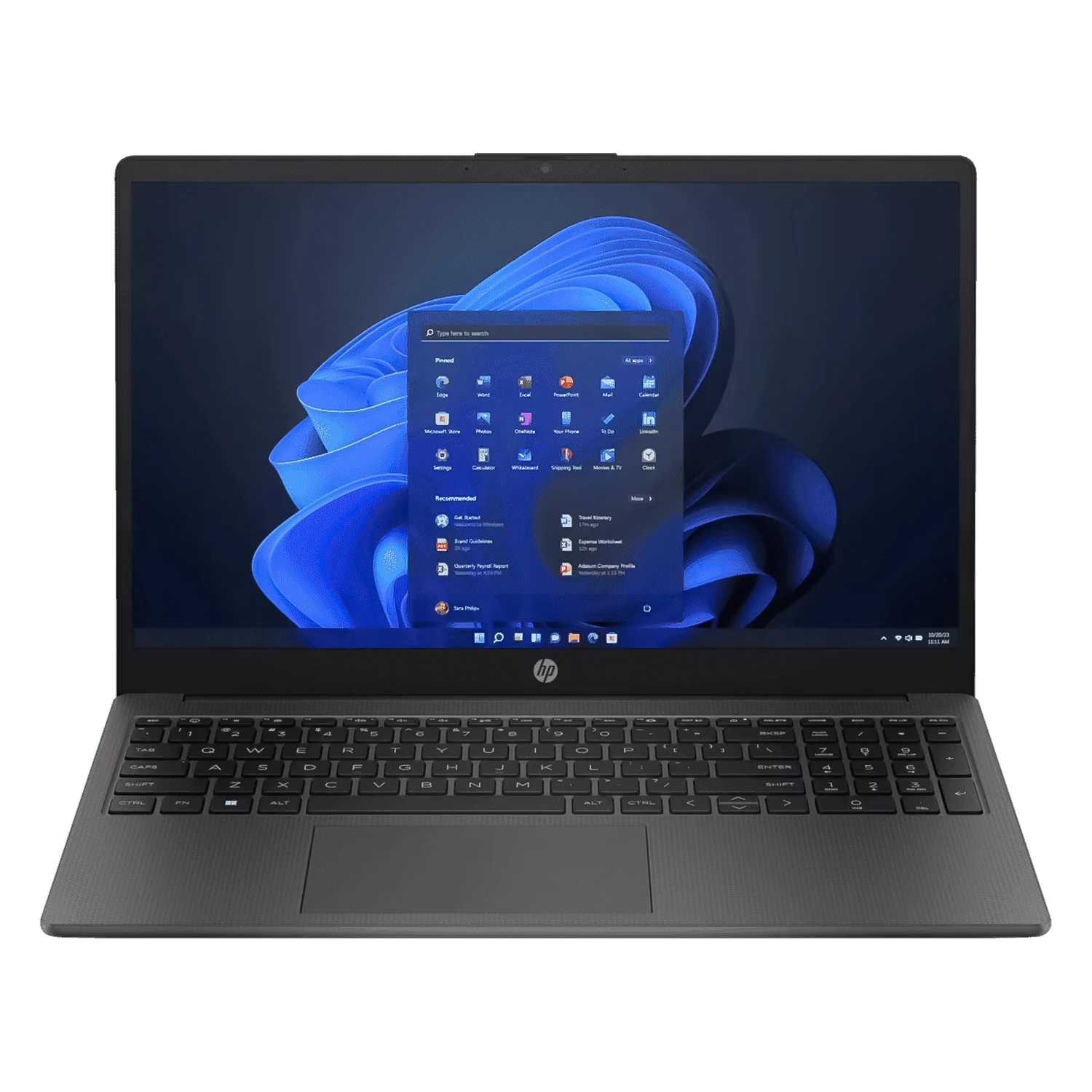 Notebook HP 255 G10 AMD Ryzen 5-7530U 16GB RAM 512GB SSD Tela 15.6" Full HD Windows 11 Inglês Cinza